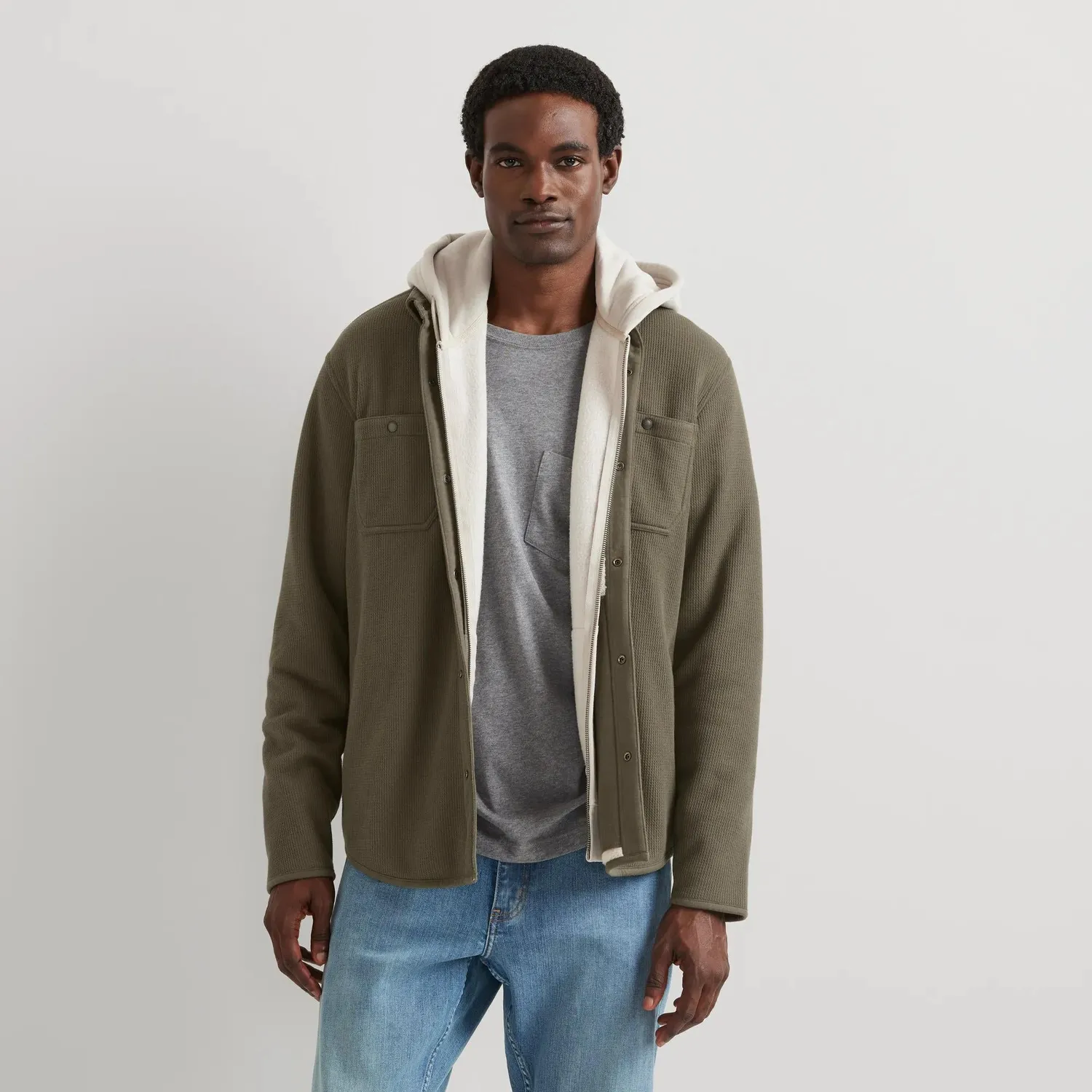 Eddie Bauer Thermal camasa barbati Dusk cu blana artificiala