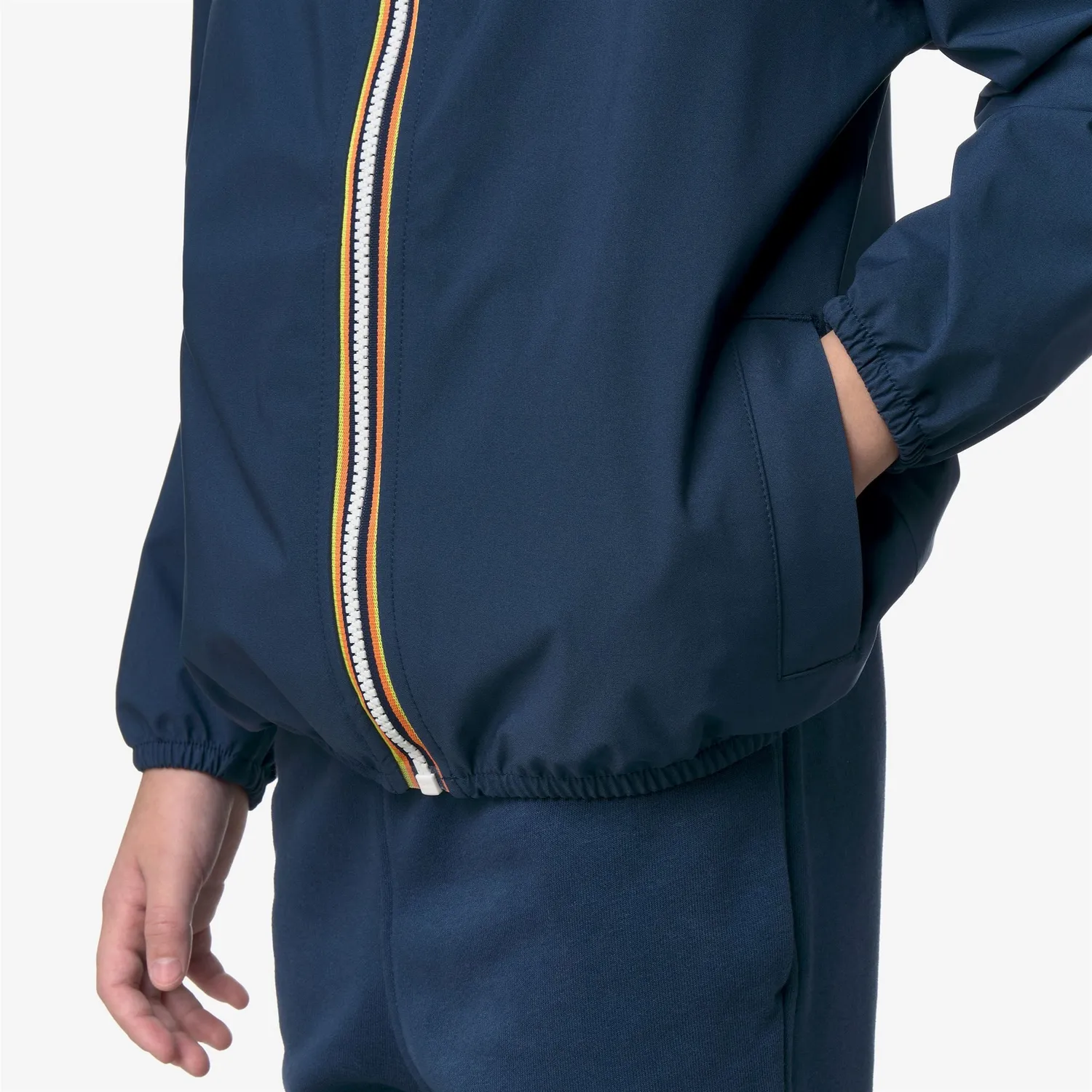 K-Way Jack Stretch Dot geaca copii albastru impermeabila