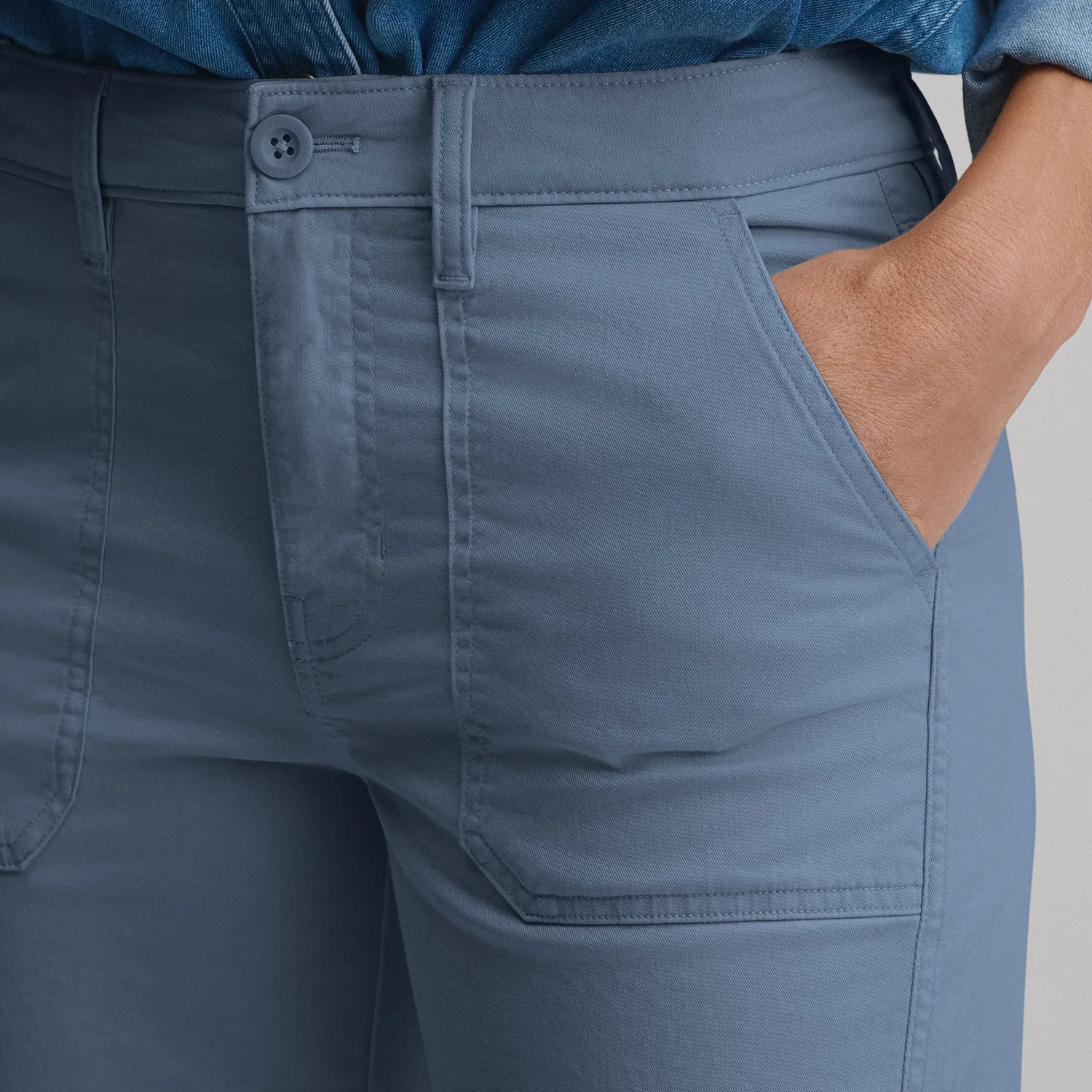 Eddie Bauer Stretch Relaxed pantaloni dama Camel