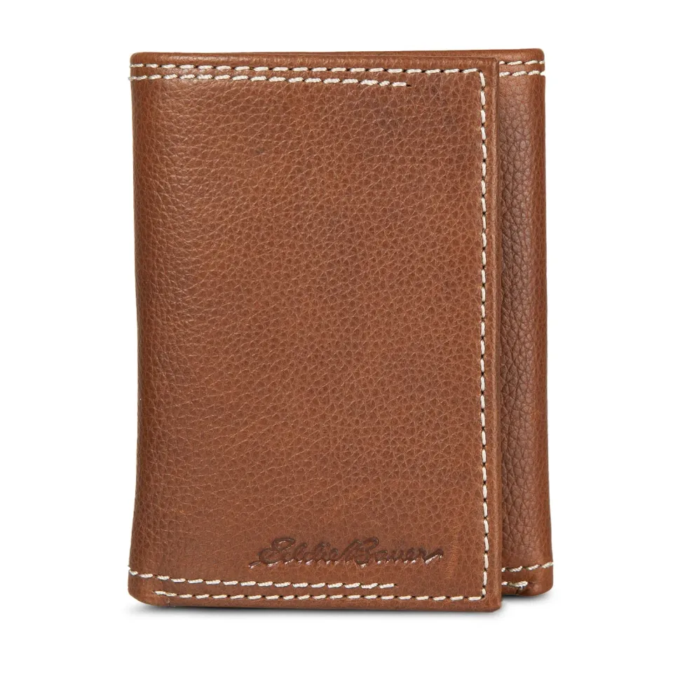 Eddie Bauer Signature portofel piele maro RFID