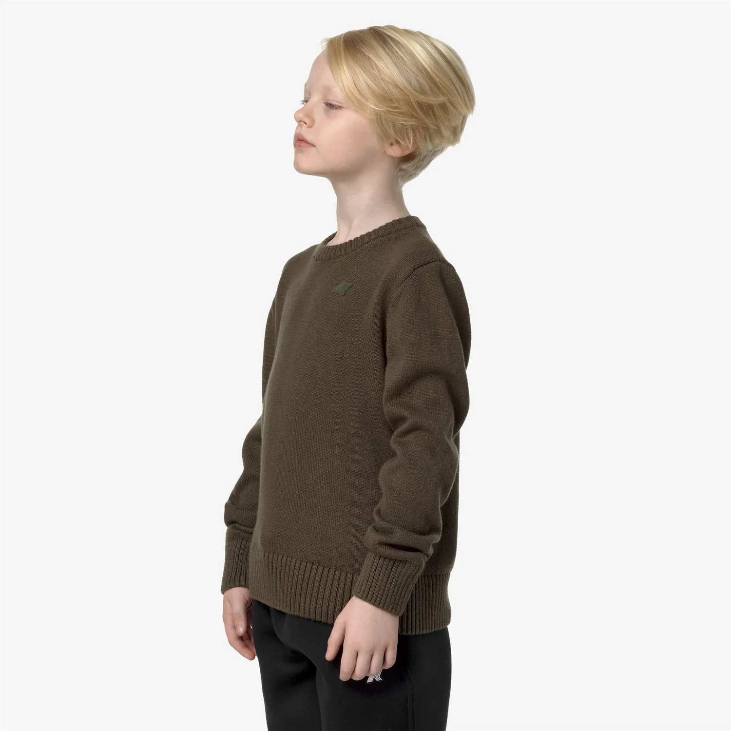 K-Way Sebastien Cotton Cashmere pulover copii verde moale