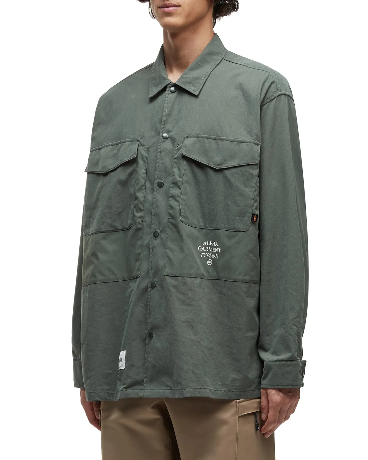 Alpha Industries UNFRM CTN camasa barbati negru nailon