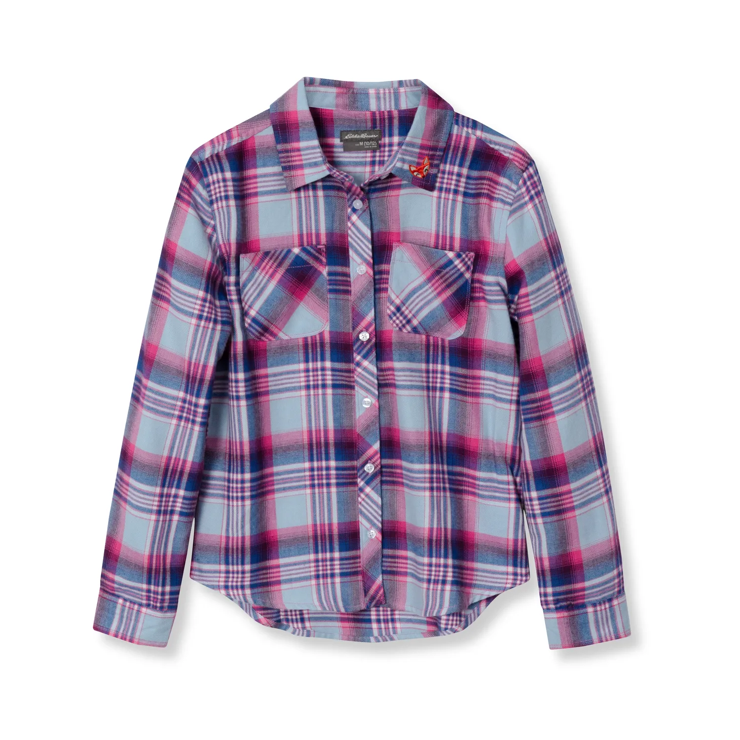 Eddie Bauer Stines Favorite Flanel camasa Magenta moale