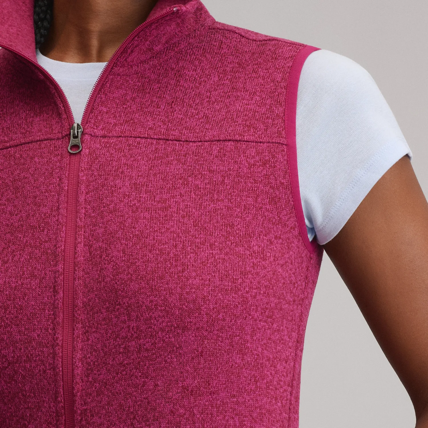 Eddie Bauer Radiator vesta fleece dama Light Gray polar
