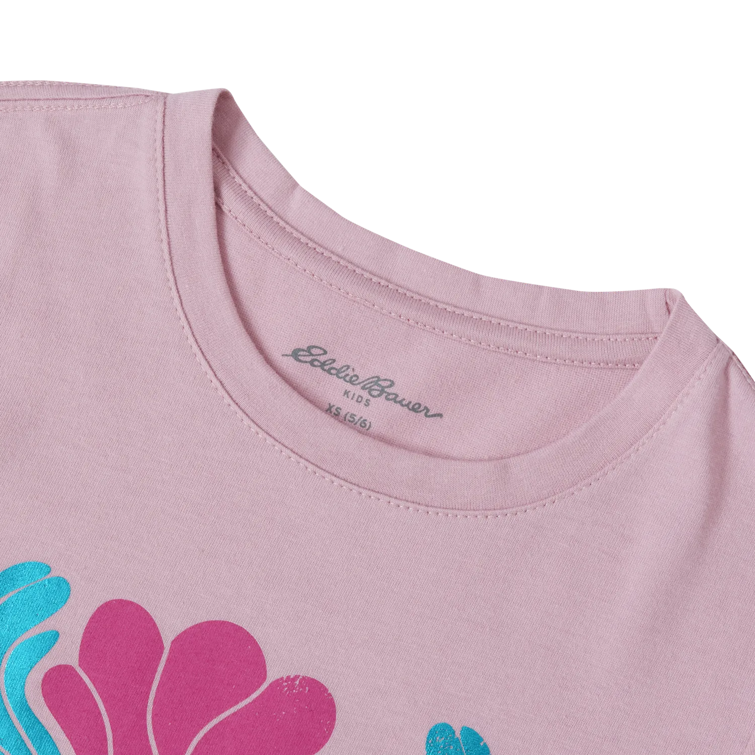 Eddie Bauer Graphic Tee tricou fete gri maneca lunga