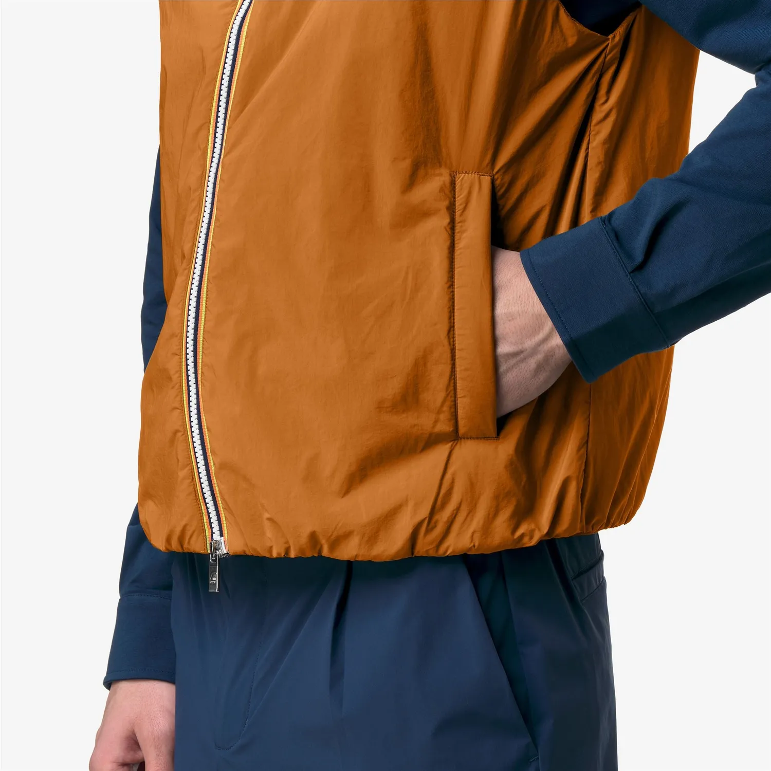 K-Way Valen Plain Warm vestă bărbați portocaliu adobe