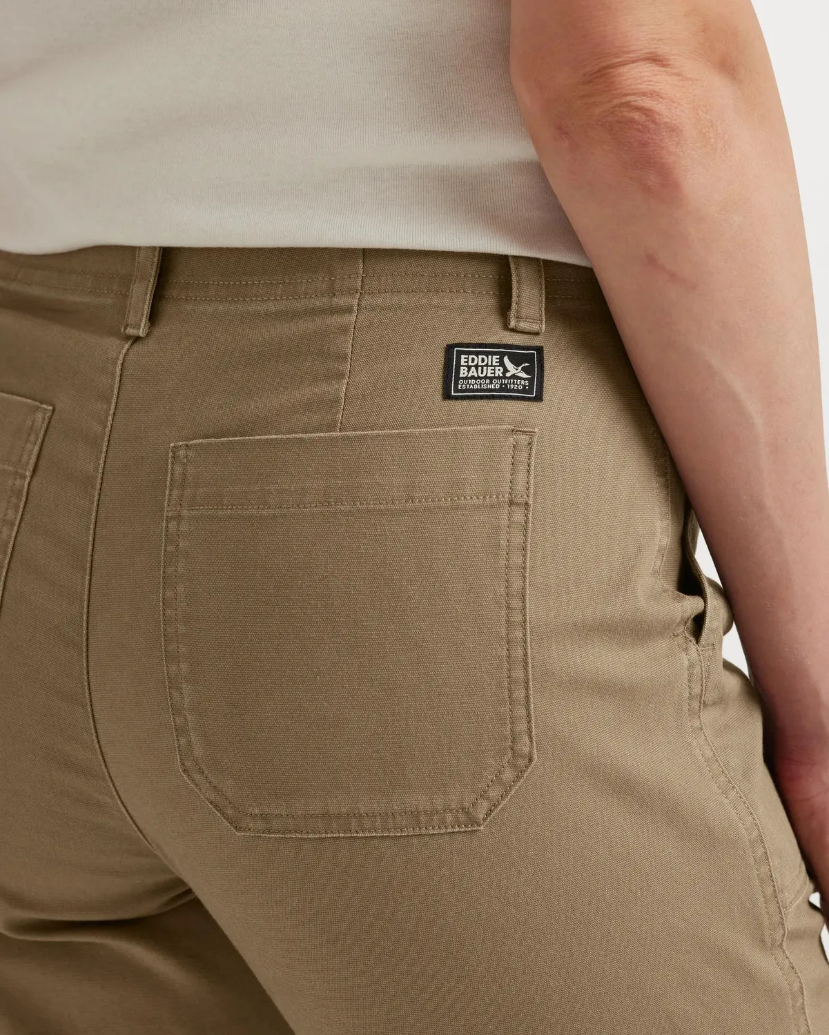 Eddie Bauer Utility Stretch pantaloni canvas dama Dusk