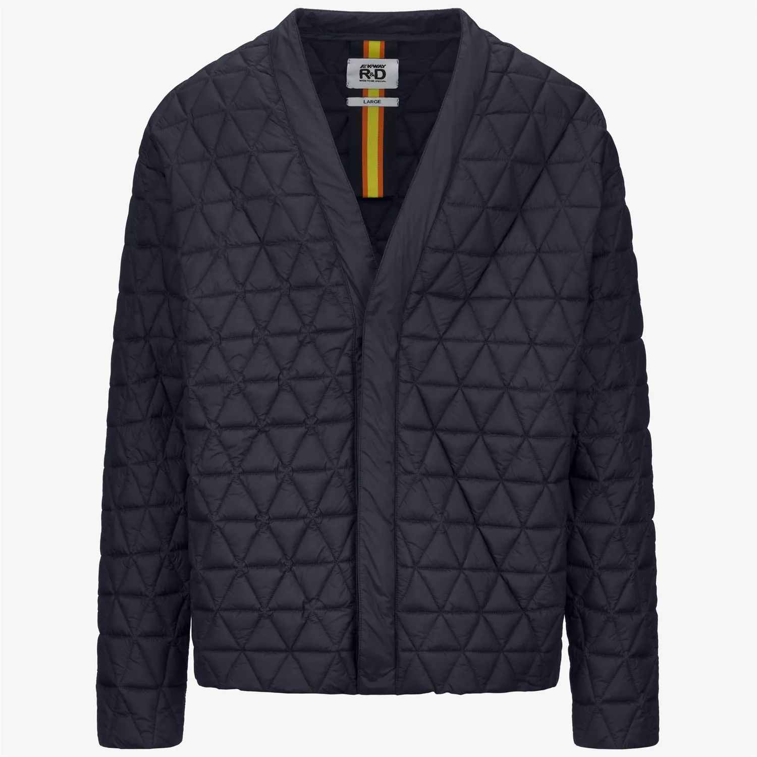K-Way Cardy Tech Thermo Light geaca scurta Black Ash matlasata