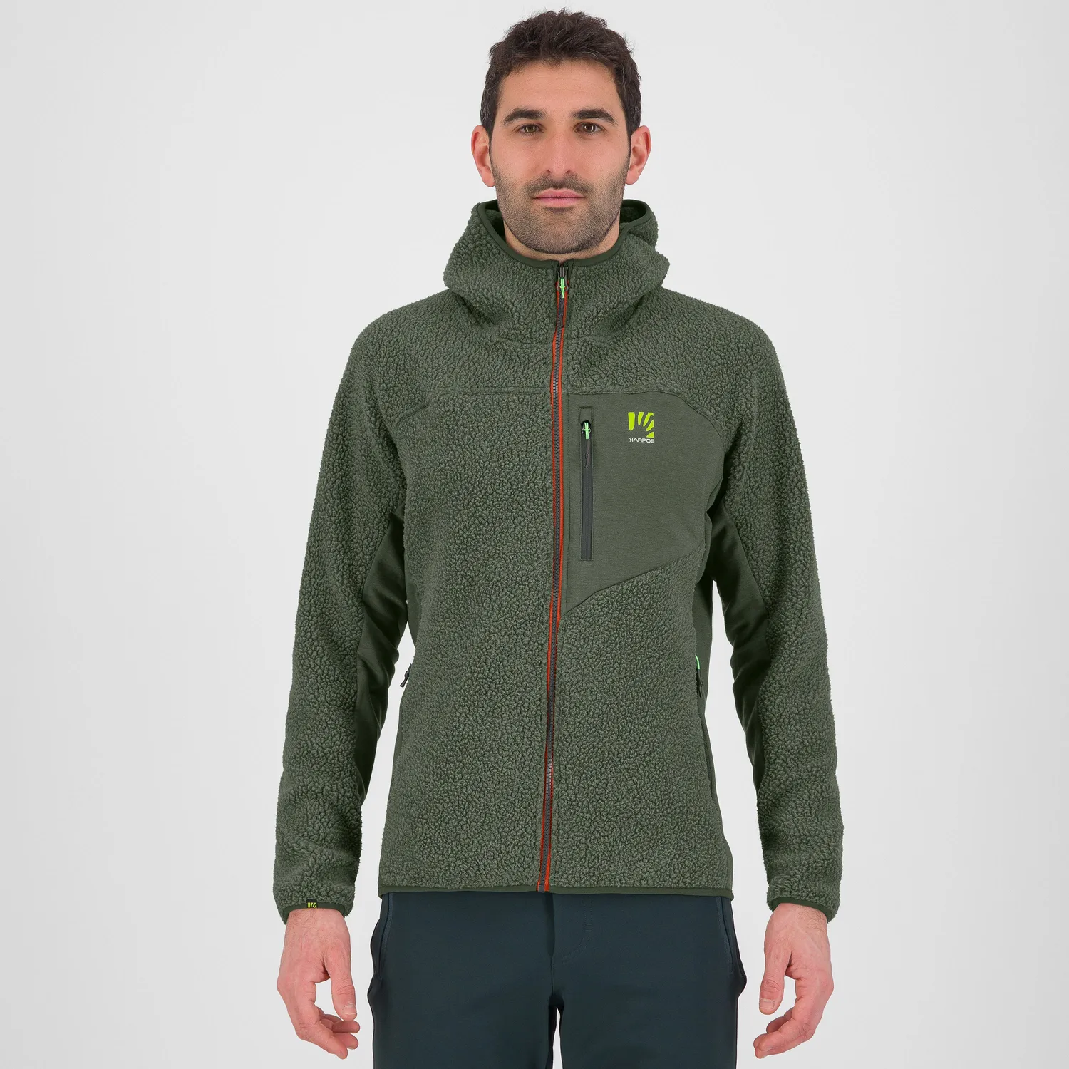 Karpos 80's Hoodie hanorac polar cu gluga