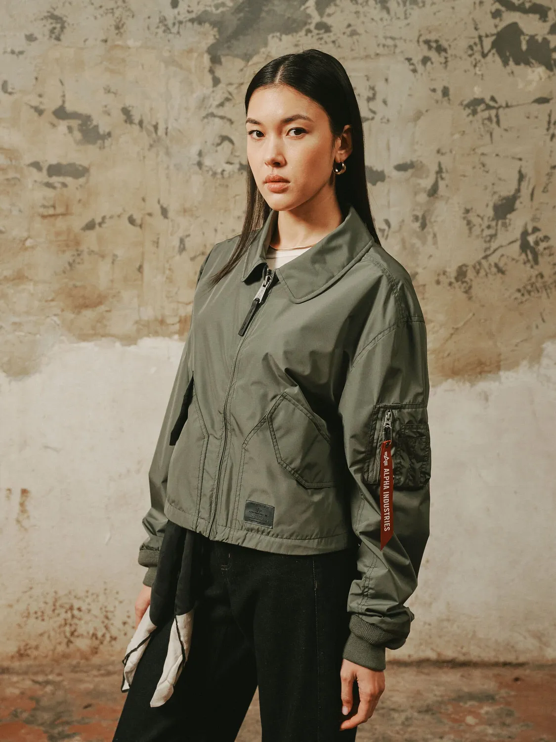 Alpha Industries CWU 36/P geaca bomber gri dama