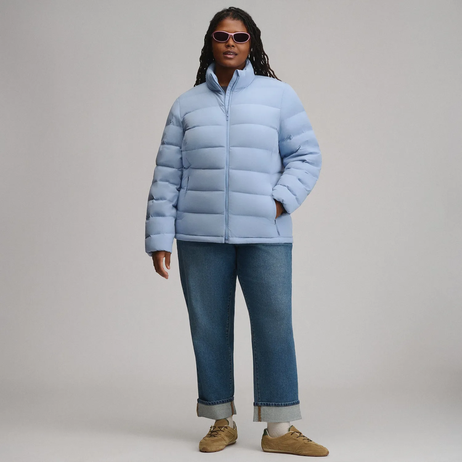 Eddie Bauer EB Stretch geaca puf femei Cascade usoara