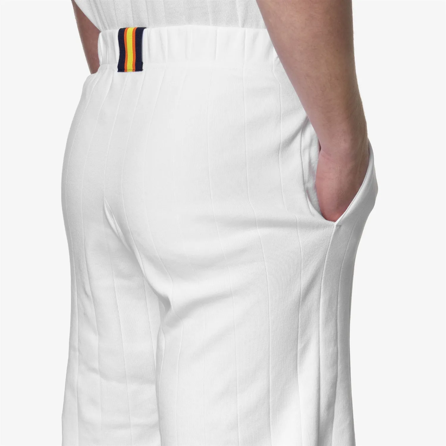 K-Way Leoben K1127DW pantaloni scurti albi bumbac