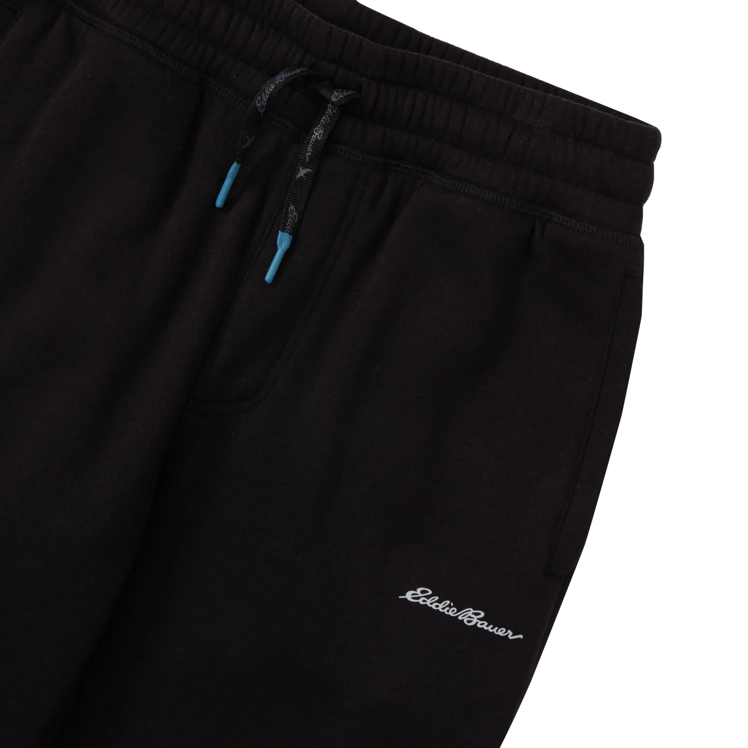 Eddie Bauer Camp Fleece Jogger pantaloni băieți negri fleece