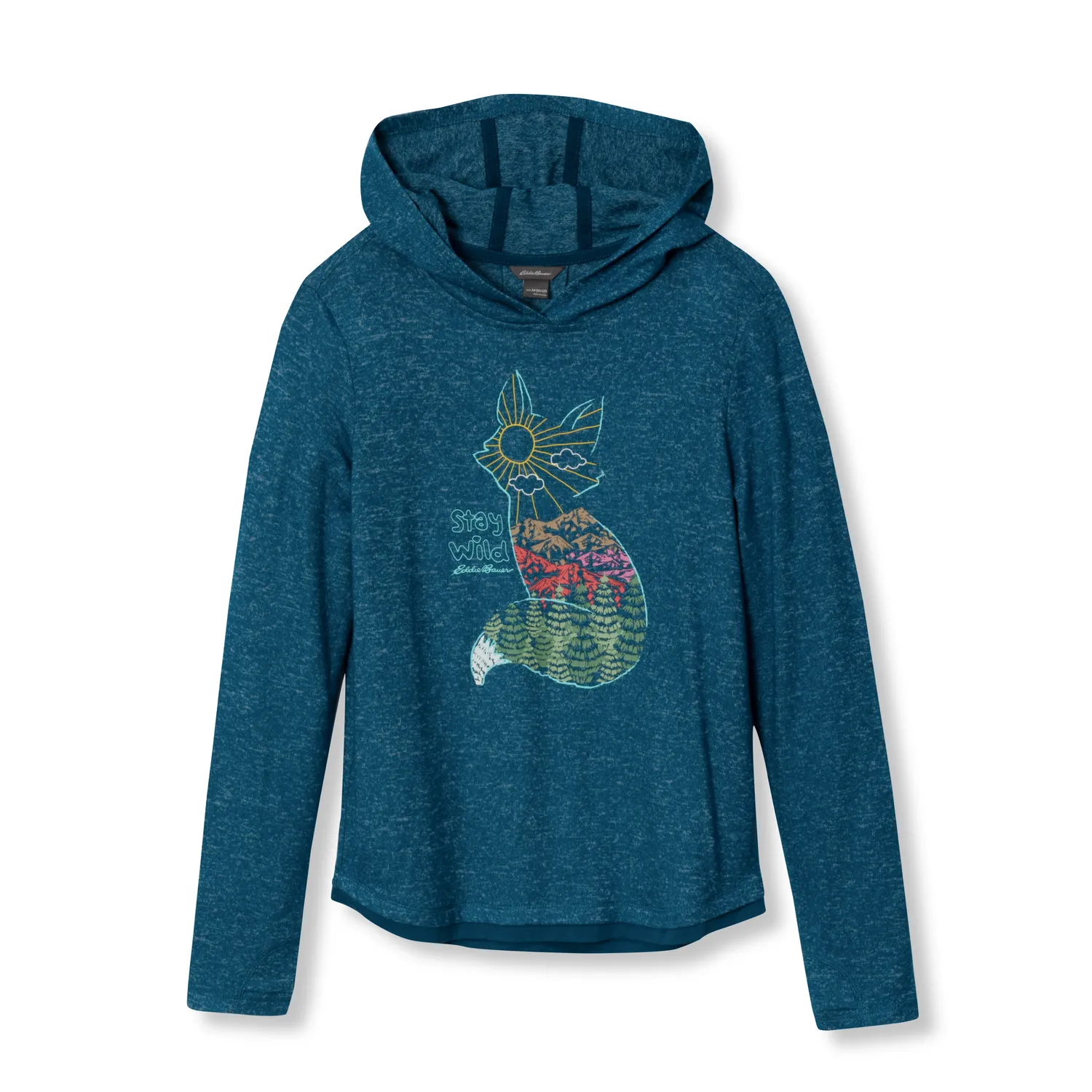 Eddie Bauer Graphic Ultrasoft hanorac fete bleumarin