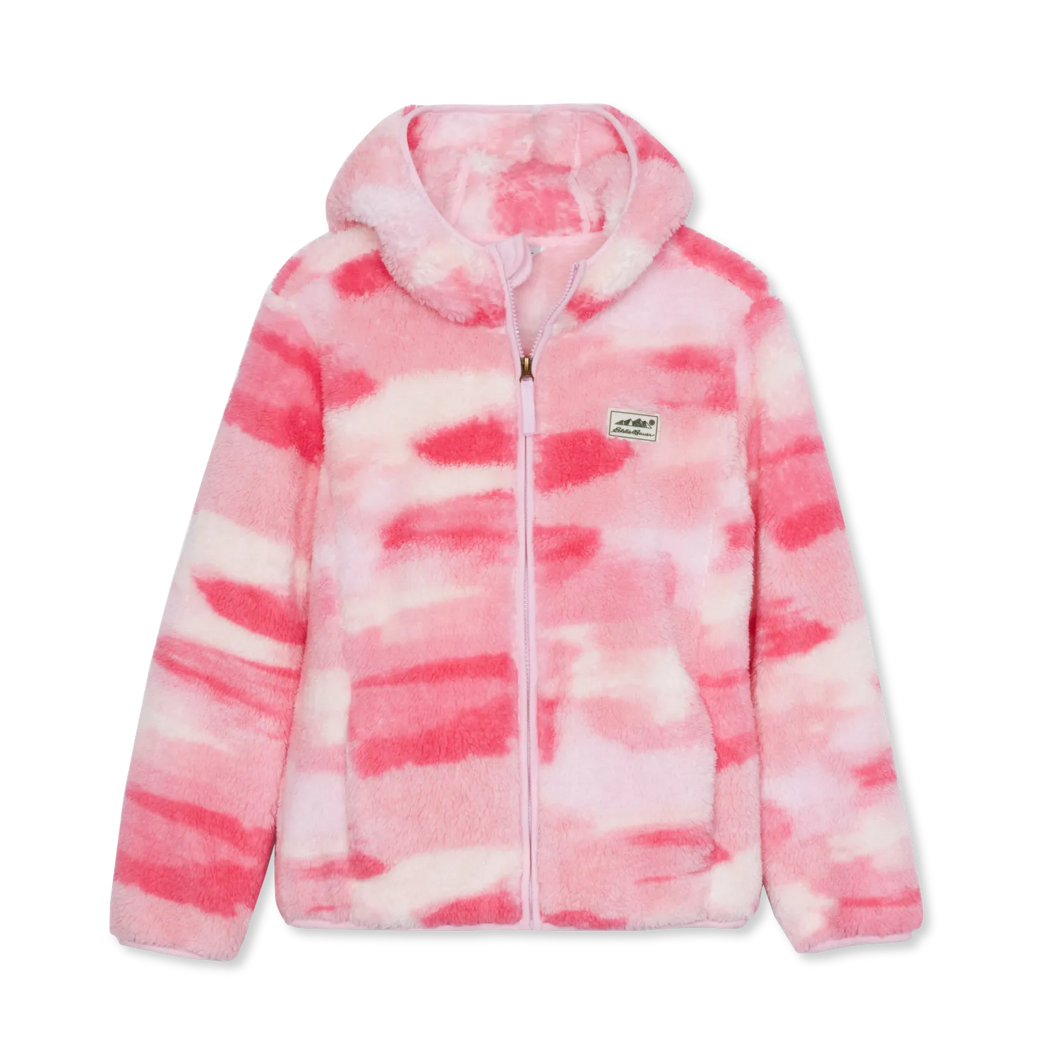 Eddie Bauer Quest geaca fleece copii China Blue imprimeu calduros