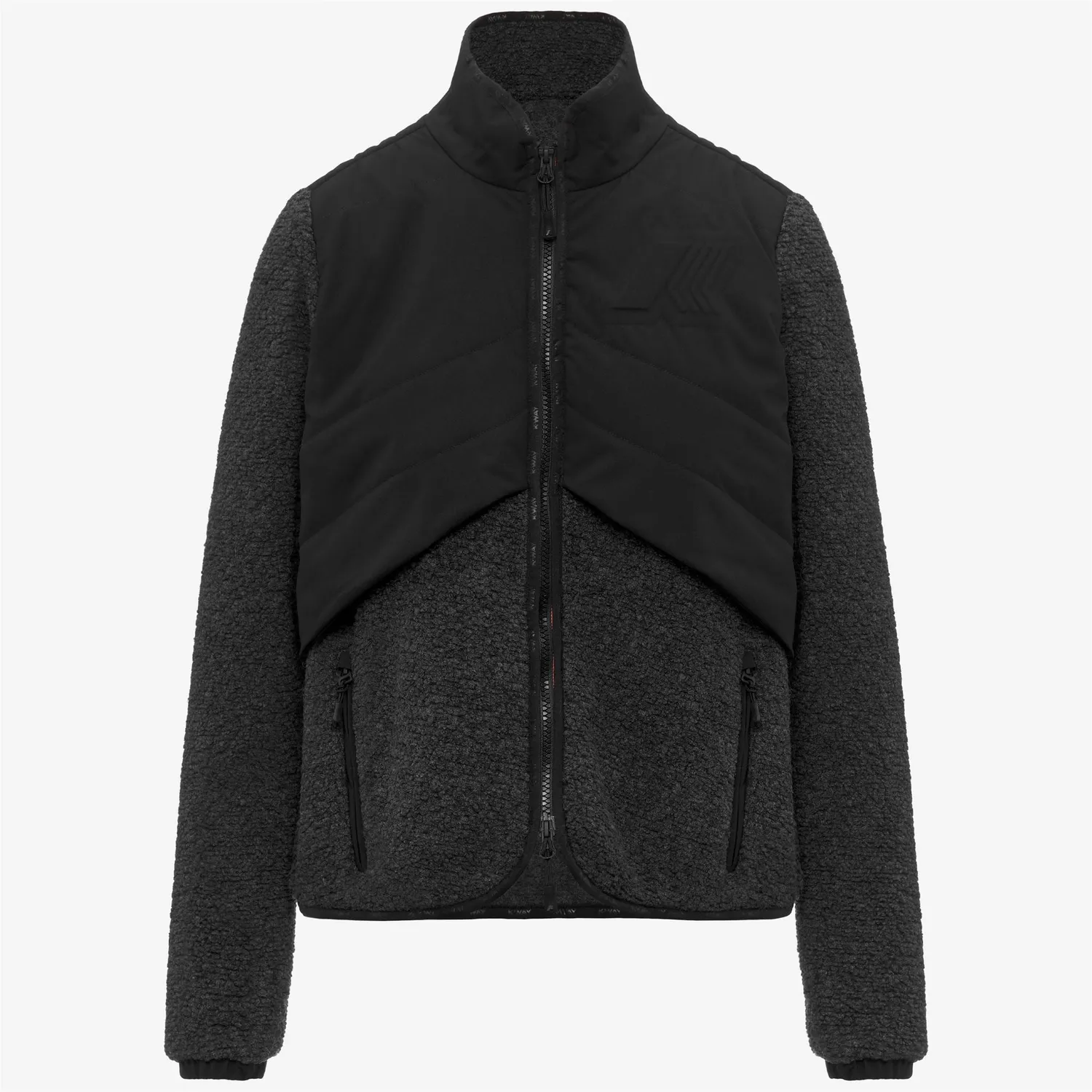 K-Way Luberon W Polar geaca dama negru calduroasa