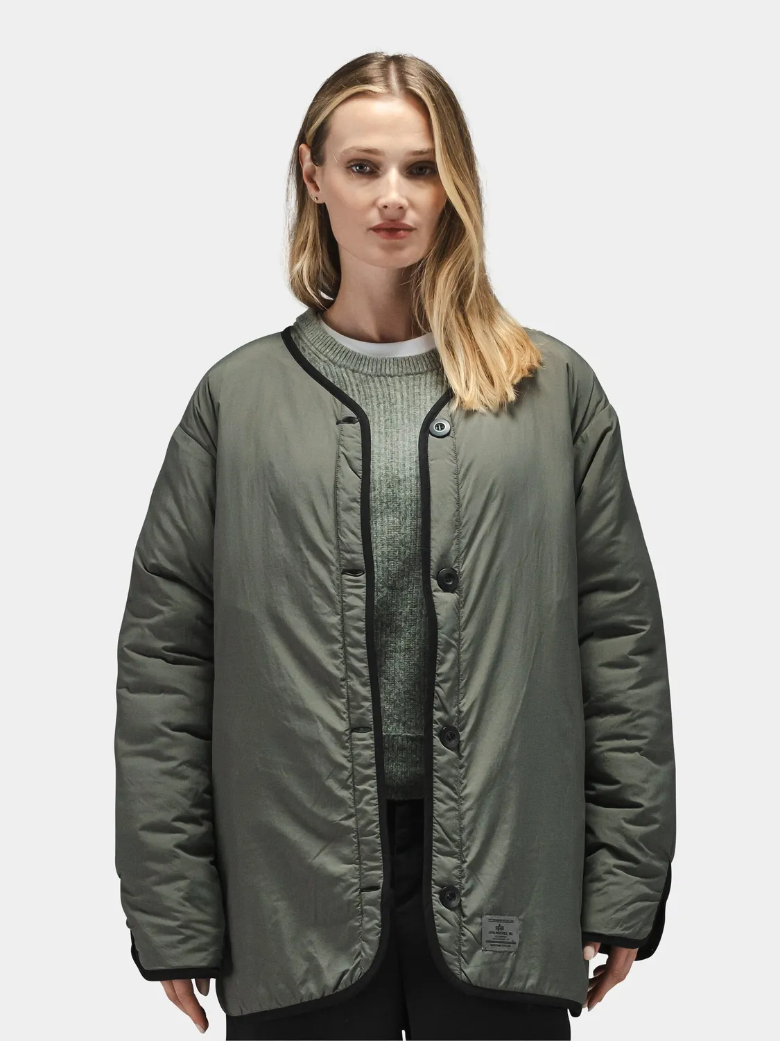 Alpha Industries ALS/92 vesta reversibila neagra nailon dama