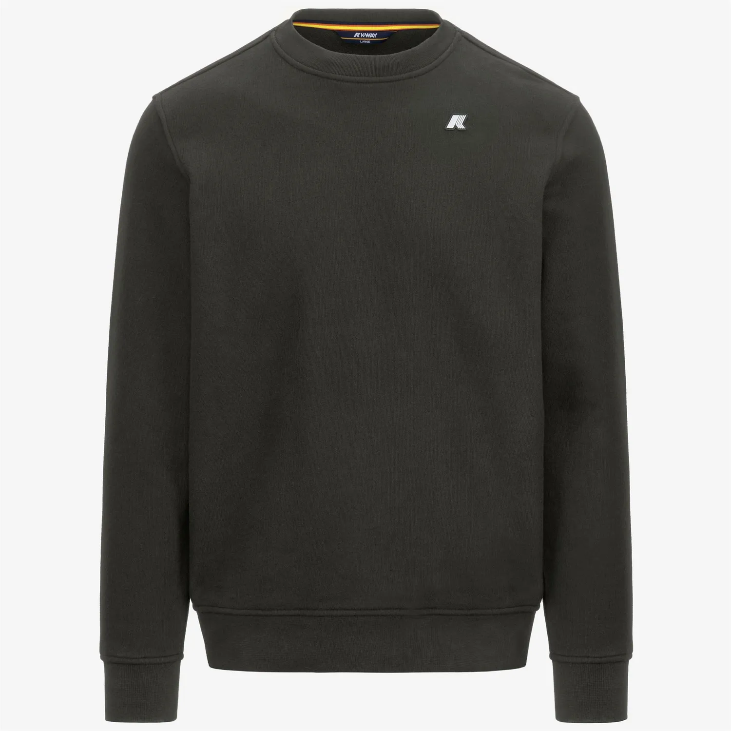 K-Way Baptiste Heavy Fleece bluza bumbac verde negricios