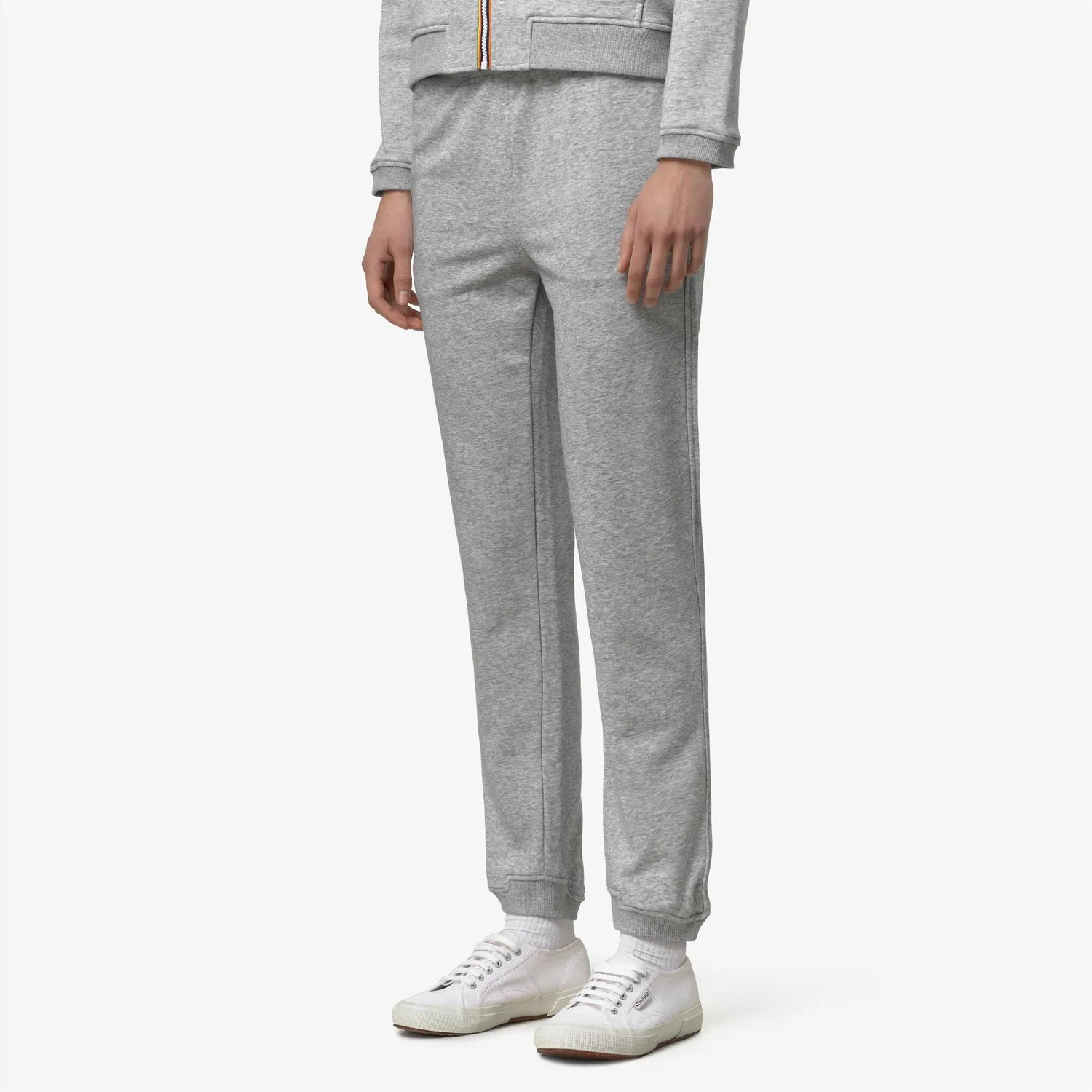 K-Way Philbert Poly Cotton pantaloni gri caldurosi