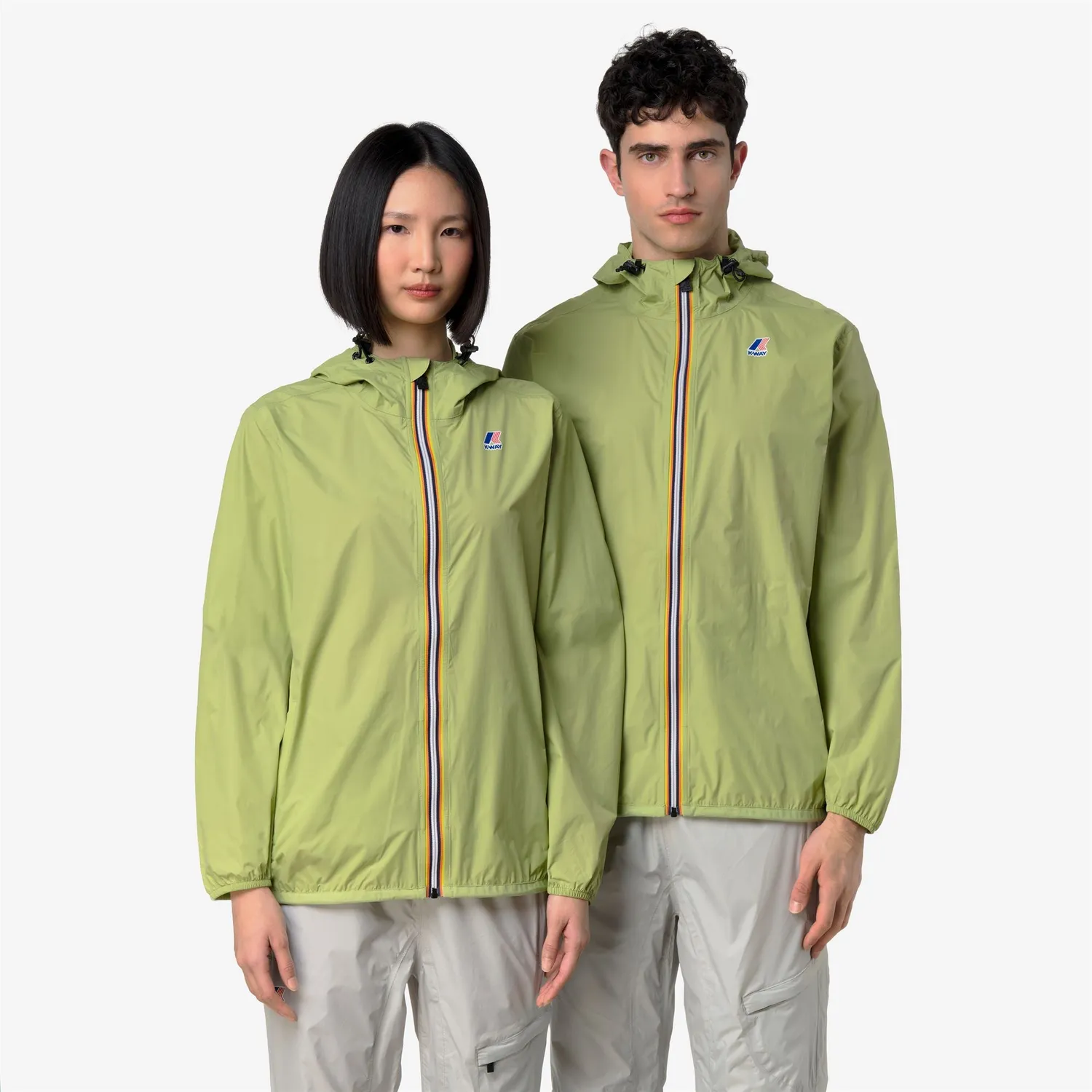 K-Way Le Vrai Claude 4.0 geaca verde impermeabila