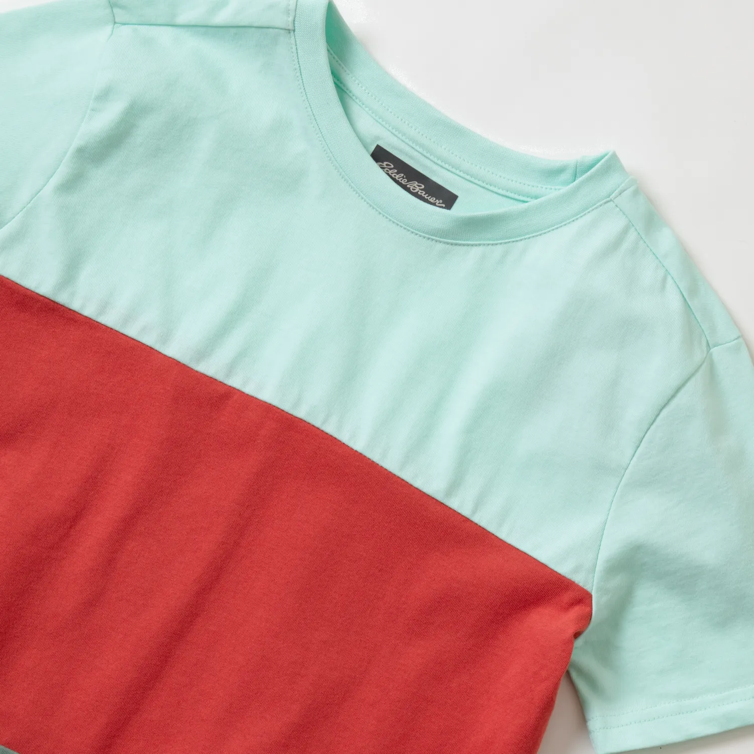 Eddie Bauer Colorblock tricou băieți NAVY BLUE
