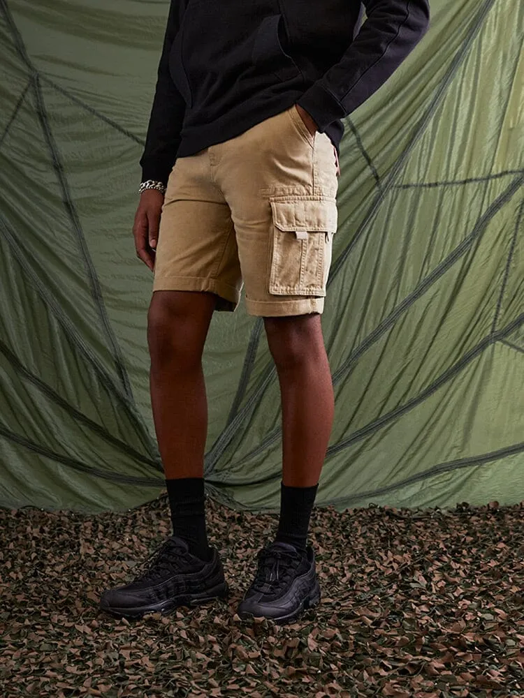 Alpha Industries Crew Short pantaloni scurți kaki bumbac