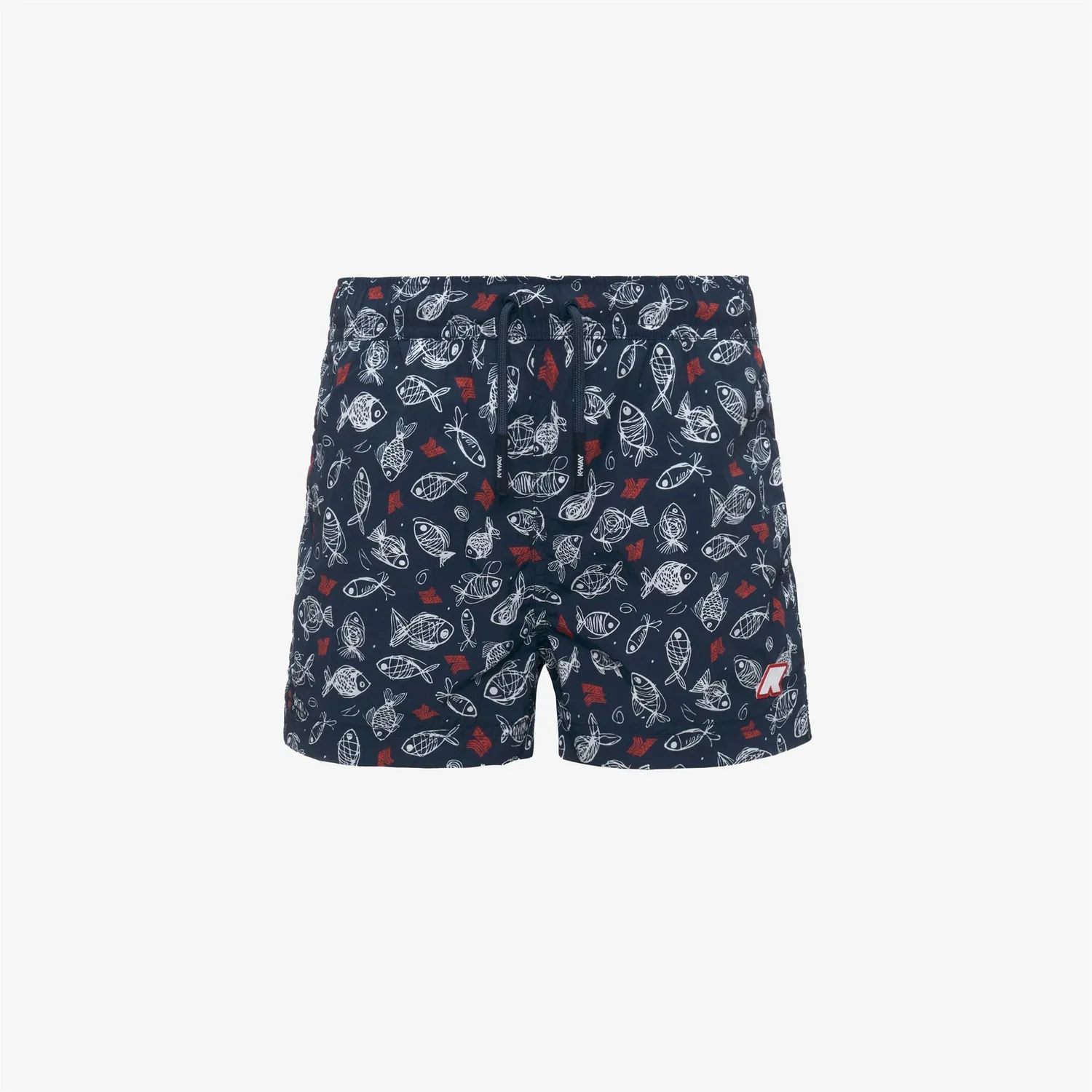 K-Way Hazel Graphic Beach sort baie Graphic Fishes Kid cu uscare rapida