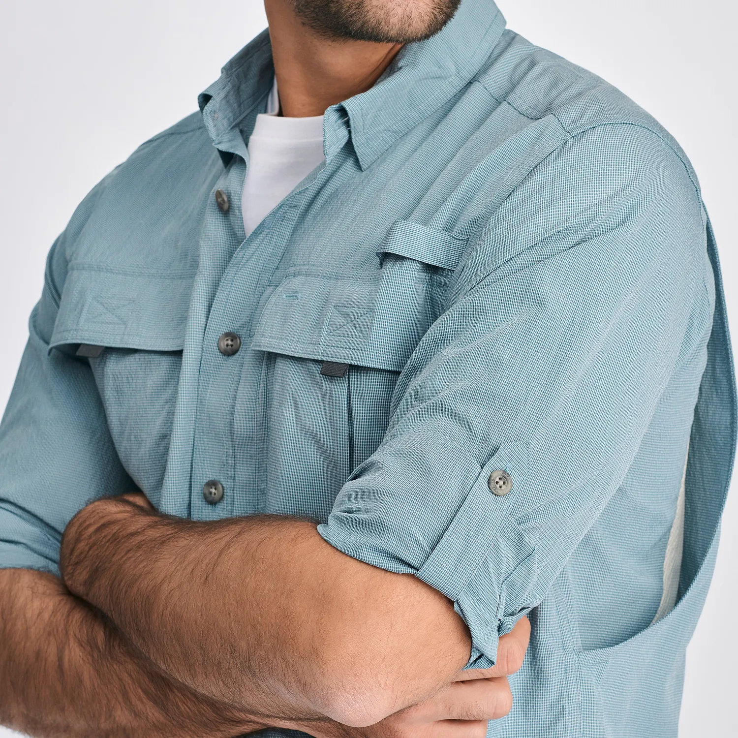 Eddie Bauer UPF Guide 2.0 camasa Paprika M maneca lunga