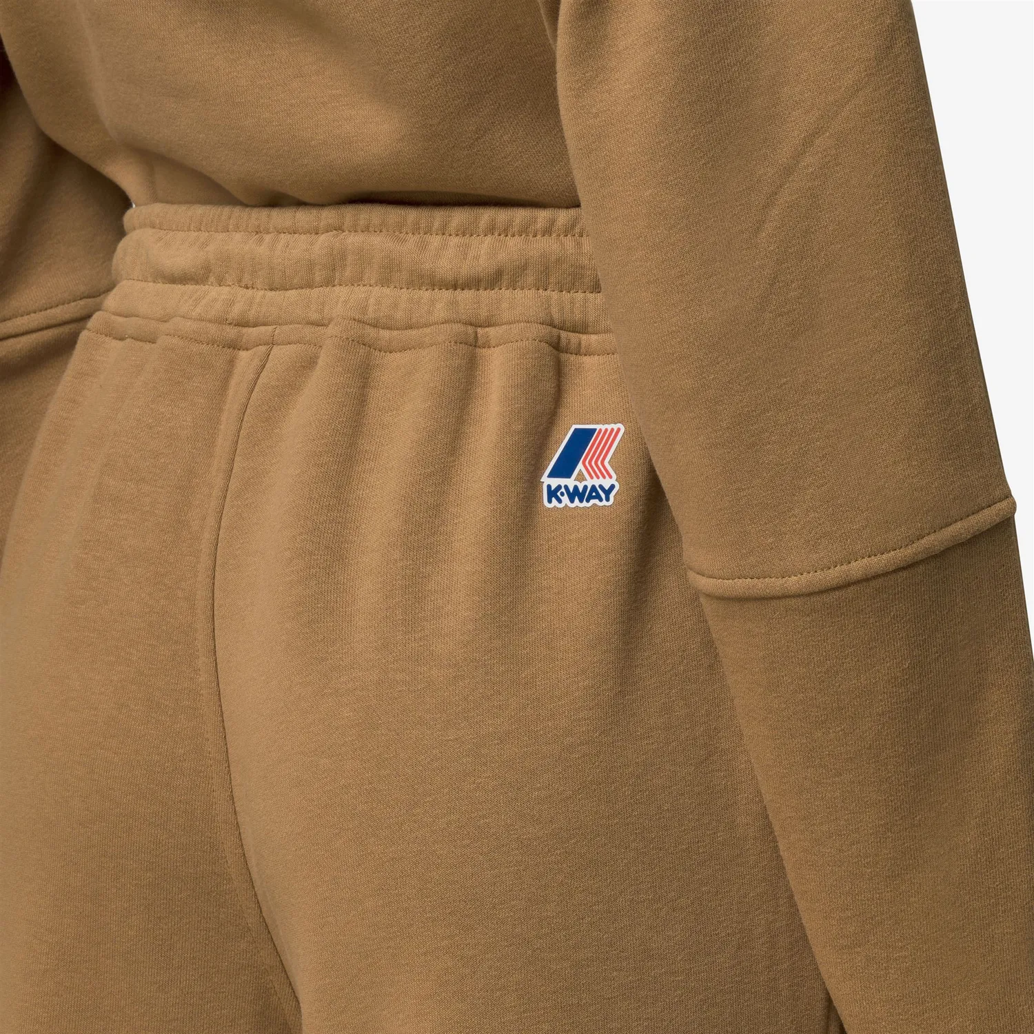 K-Way Loyre Poly Cotton pantaloni dama maro fleece