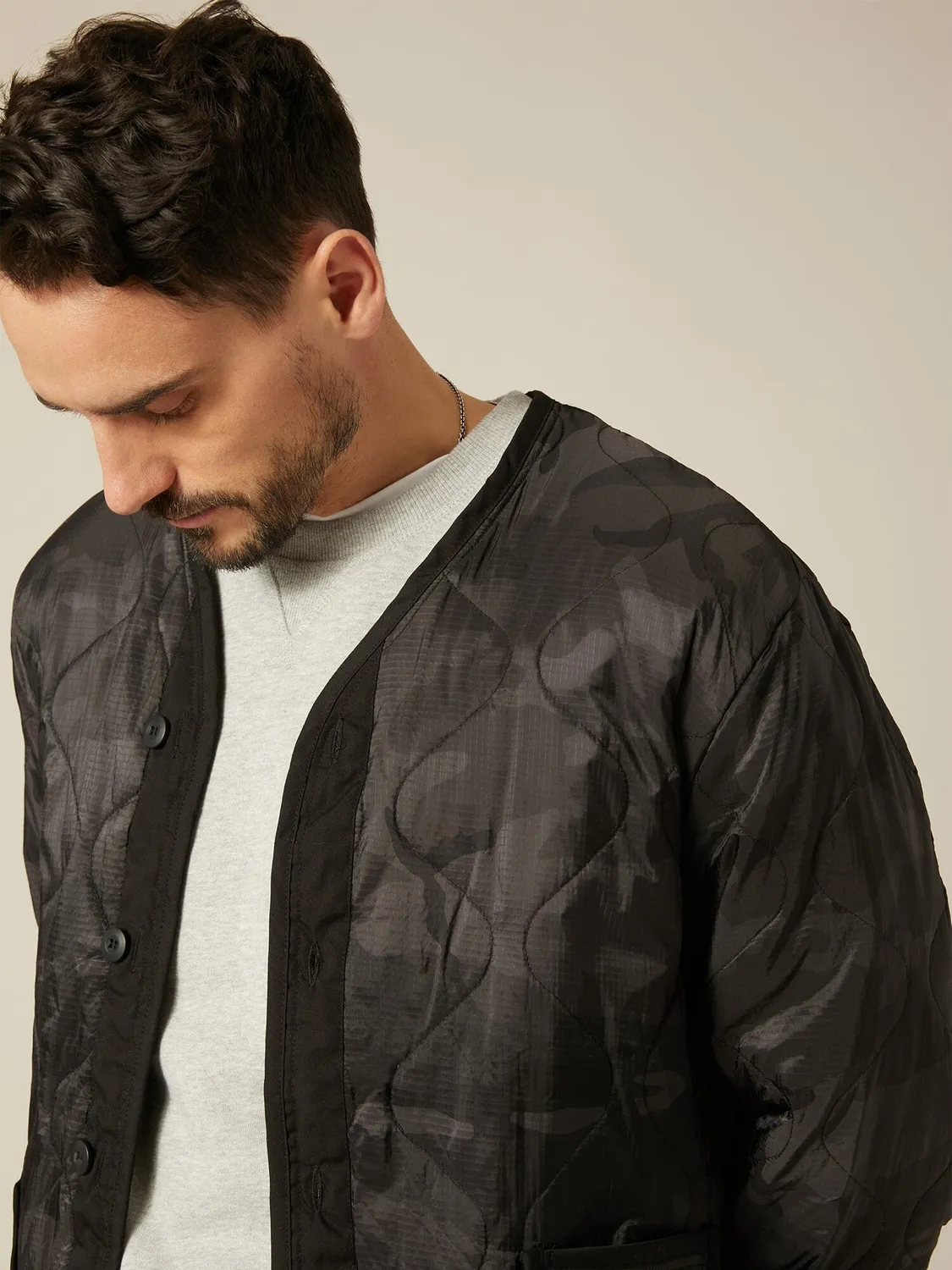 Alpha Industries ALS/92 liner geaca matlasata camuflaj unisex
