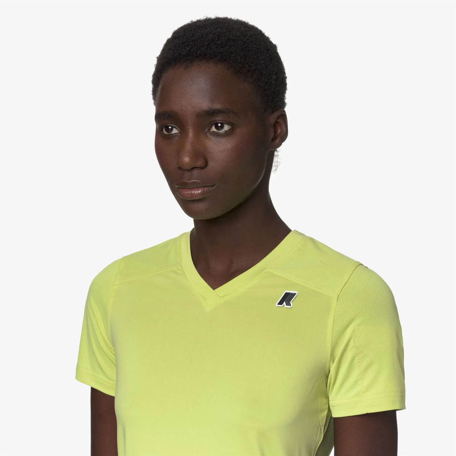 K-Way Gannat tricou damă verde celery protecție UV