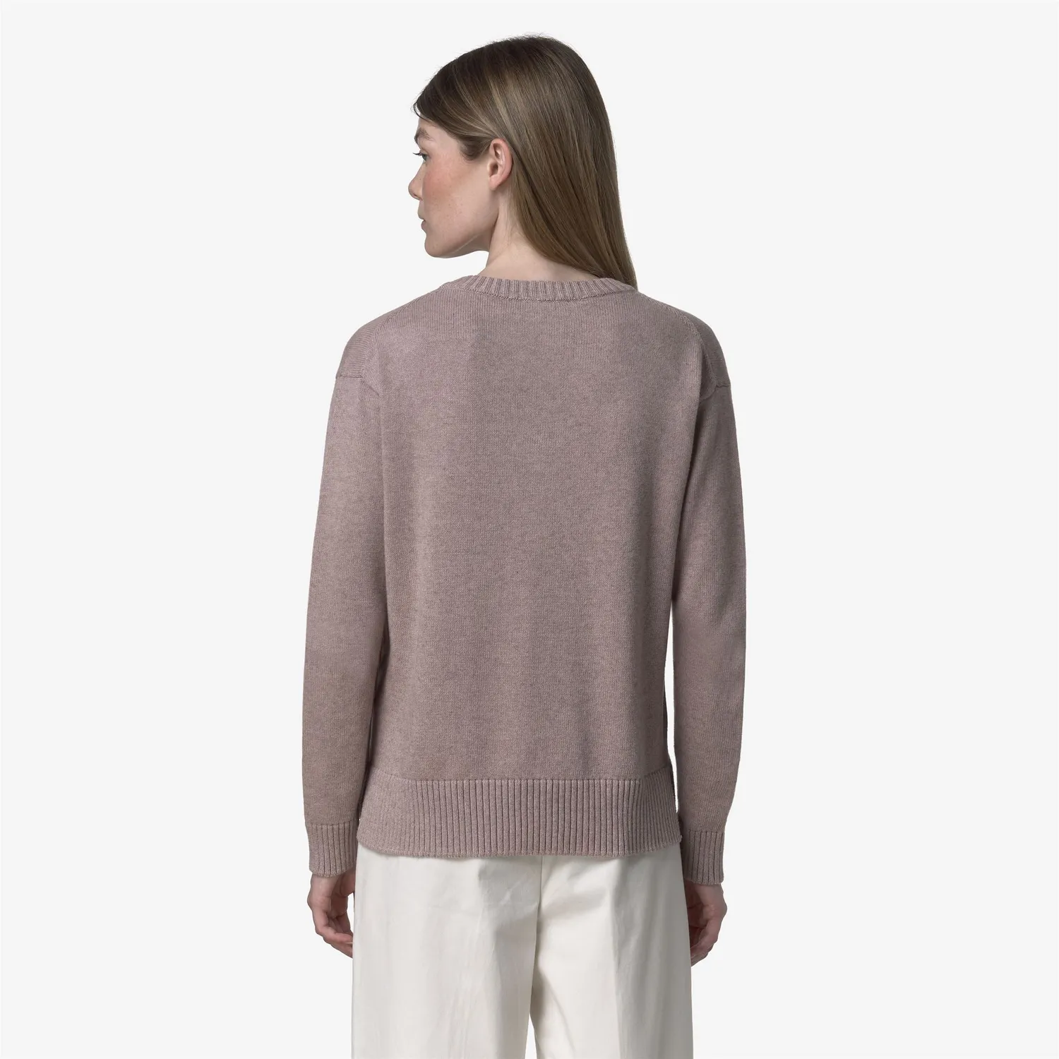 K-Way Adine Cotton Cashmere pulover dama roz