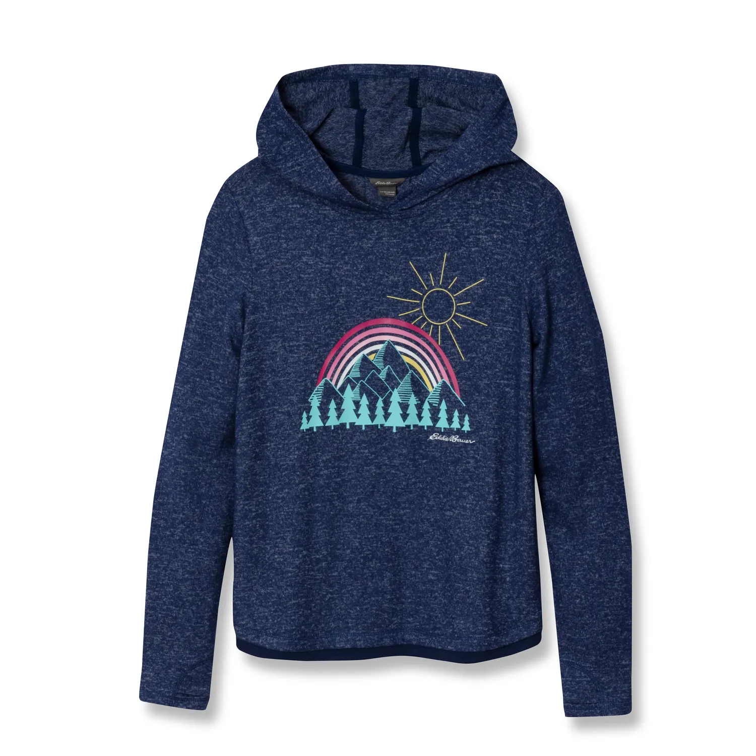 Eddie Bauer Graphic Ultrasoft hanorac fete bleumarin