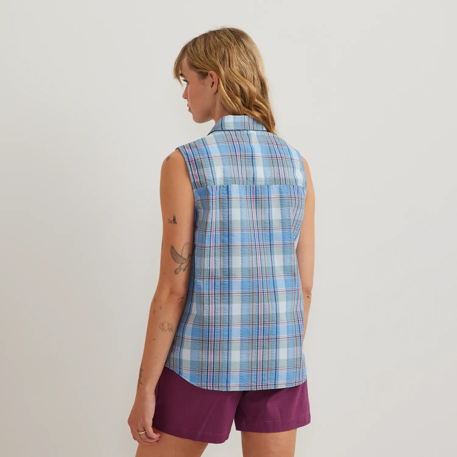 Eddie Bauer Mountain 3.0 Sleeveless Shirt bluza dama imprimeu