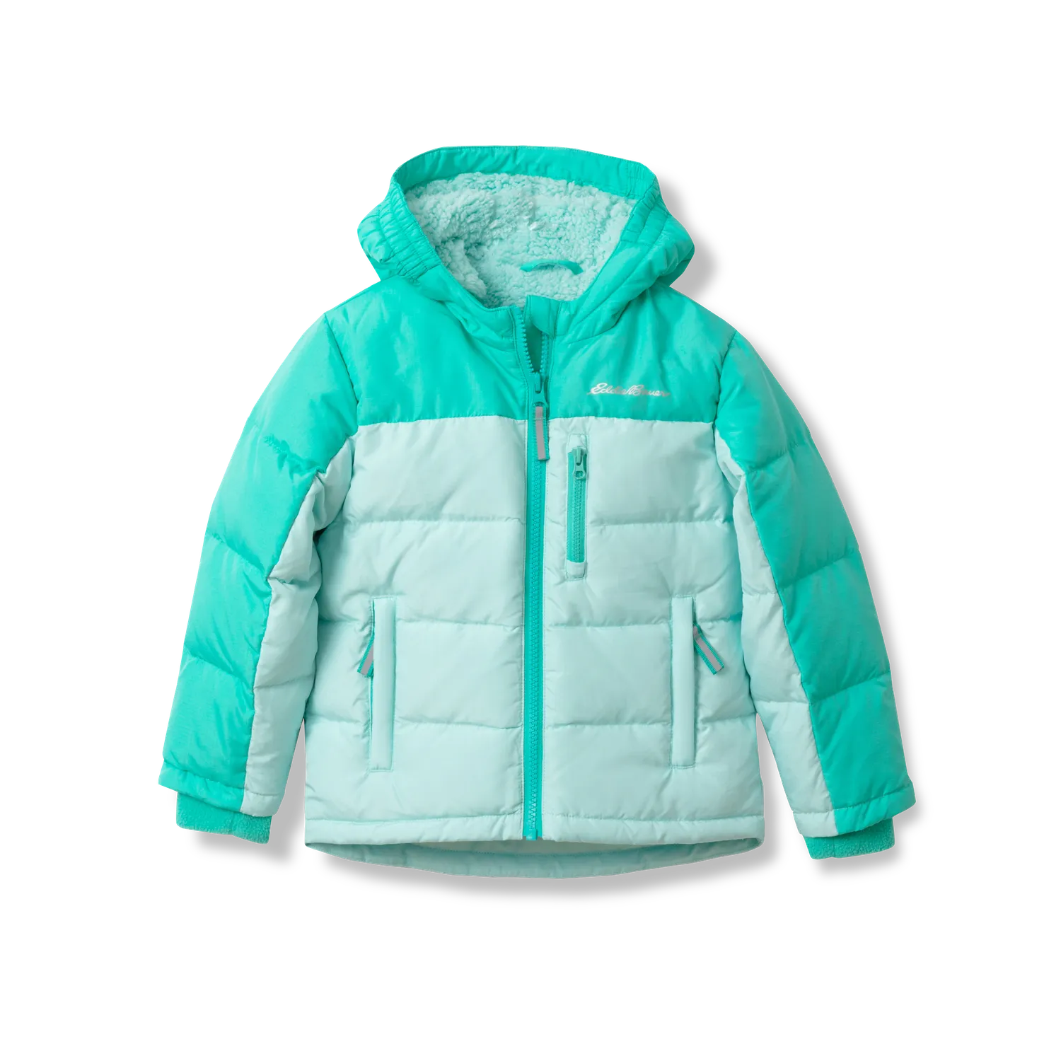 Eddie Bauer Classic Down geaca puf fetite roz calduroasa