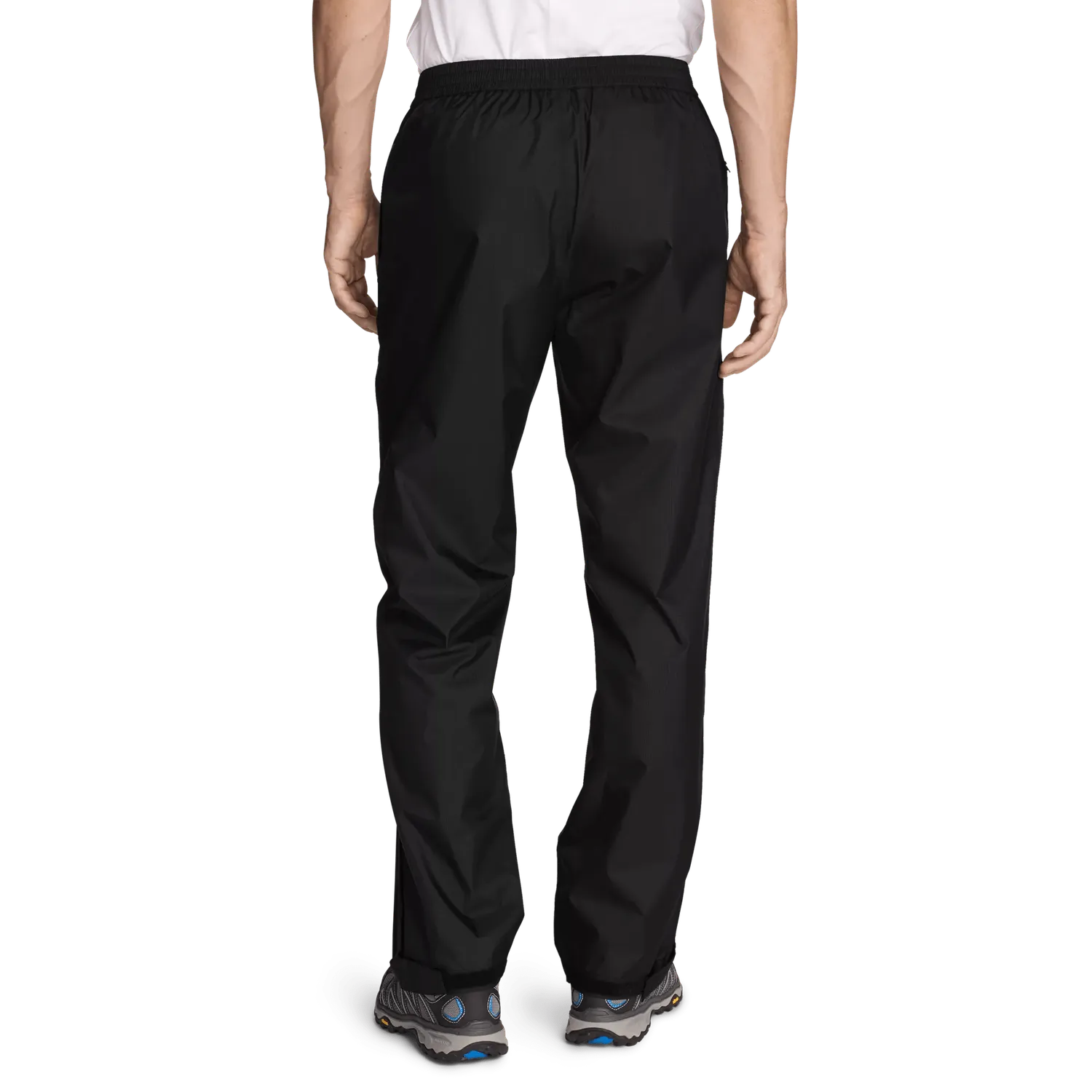 Eddie Bauer RipPac Waterproof pantaloni ploaie negri ușoară