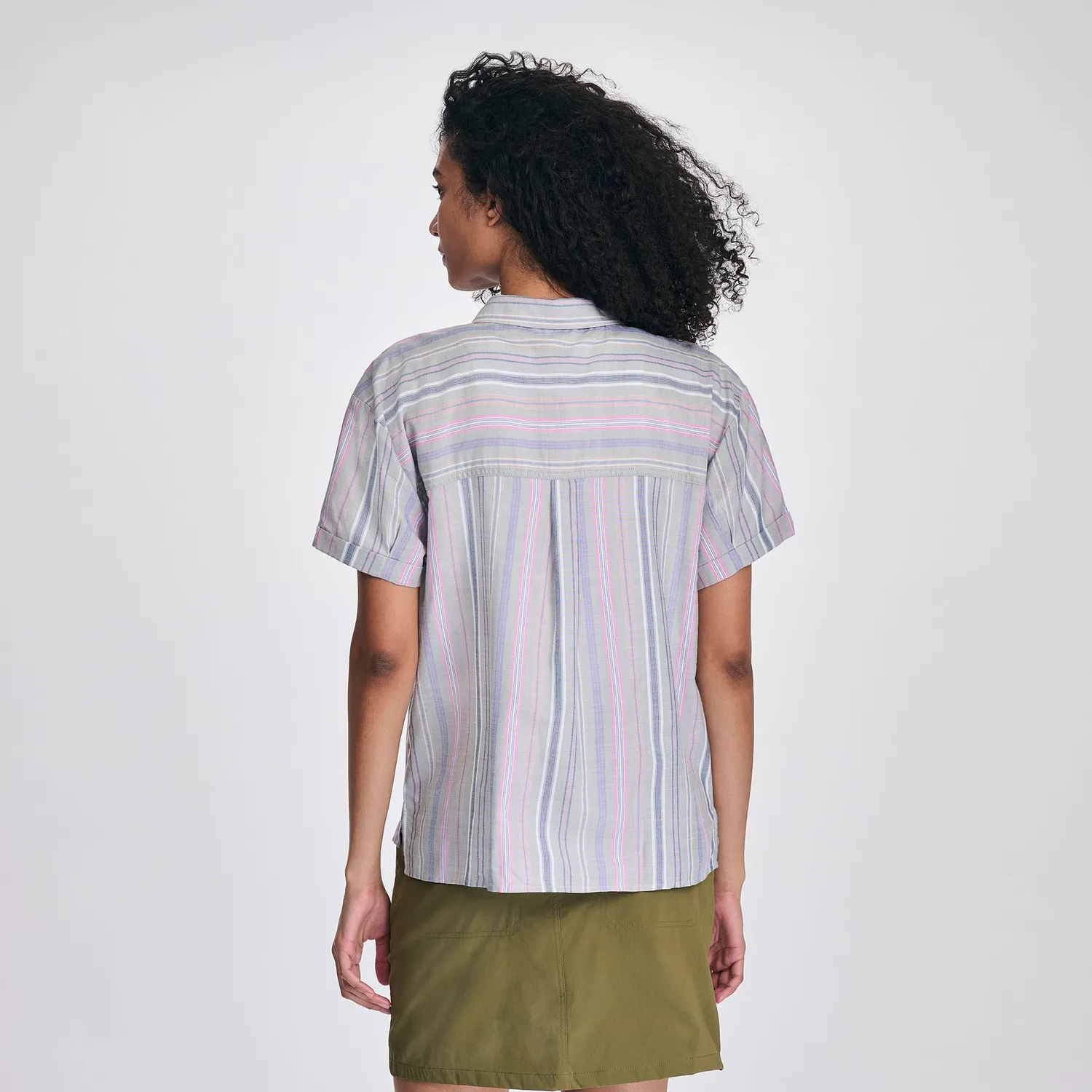 Eddie Bauer Baja cămașă damă mânecă scurtă Sand viscoză
