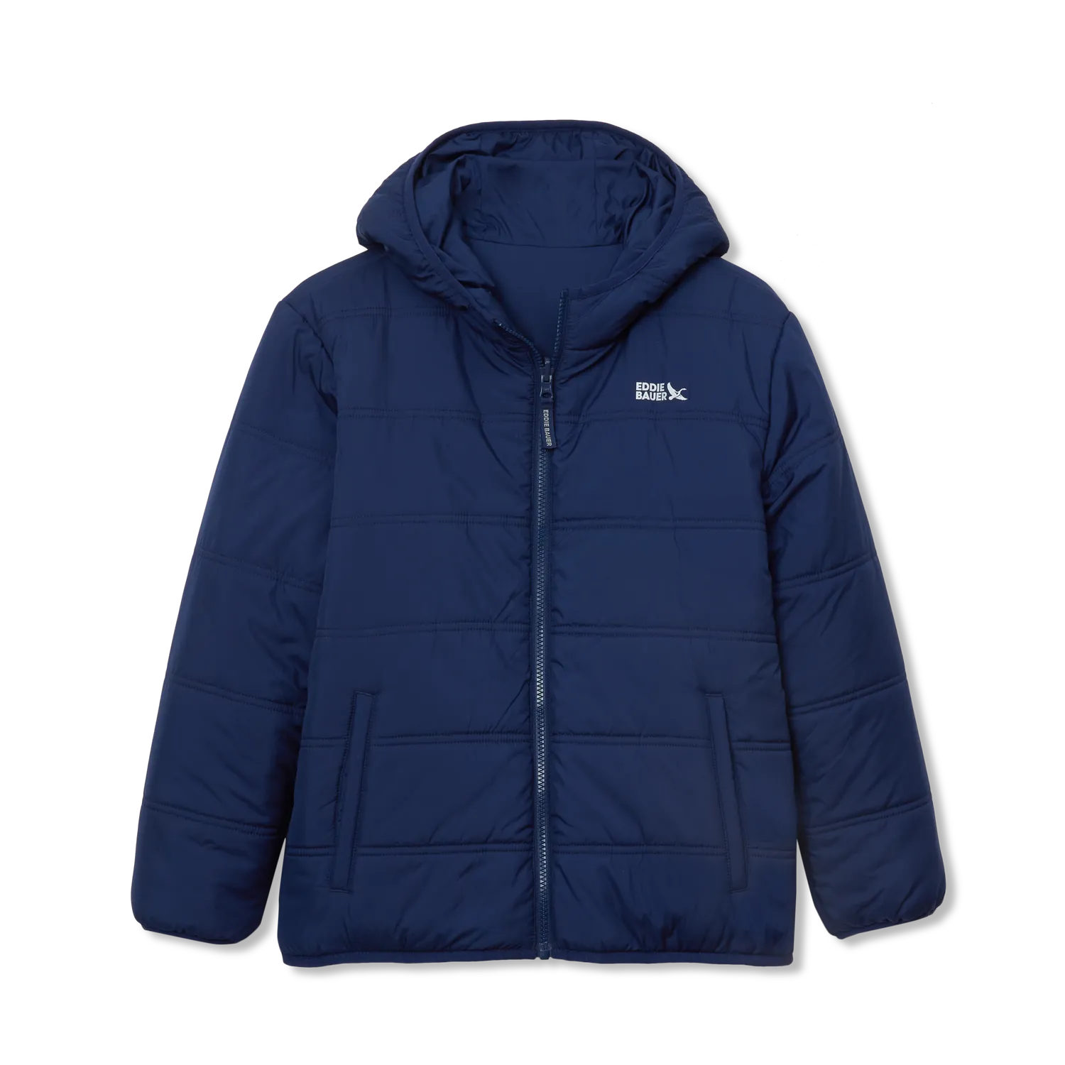 Eddie Bauer Deer Harbor geaca reversibila baieti bleumarin