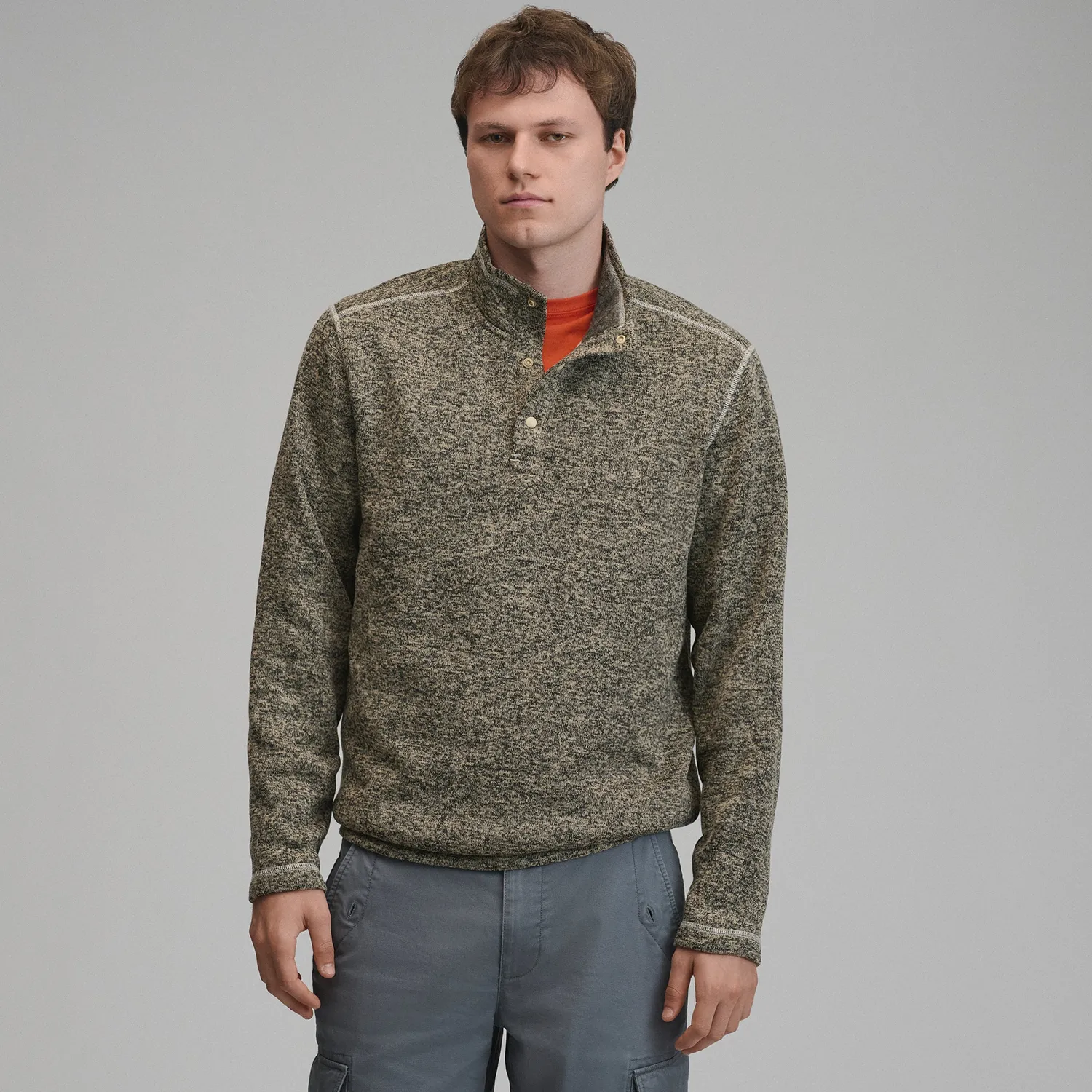 Eddie Bauer Radiator Fleece 2.0 Snap Mock hanorac bărbați albastru