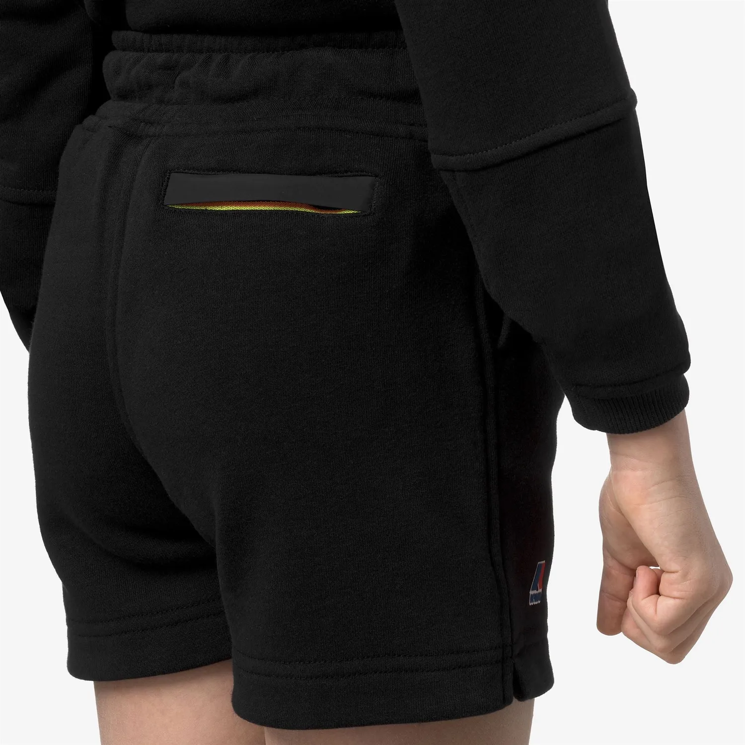 K-Way Rika PC pantaloni scurti fete negri bumbac