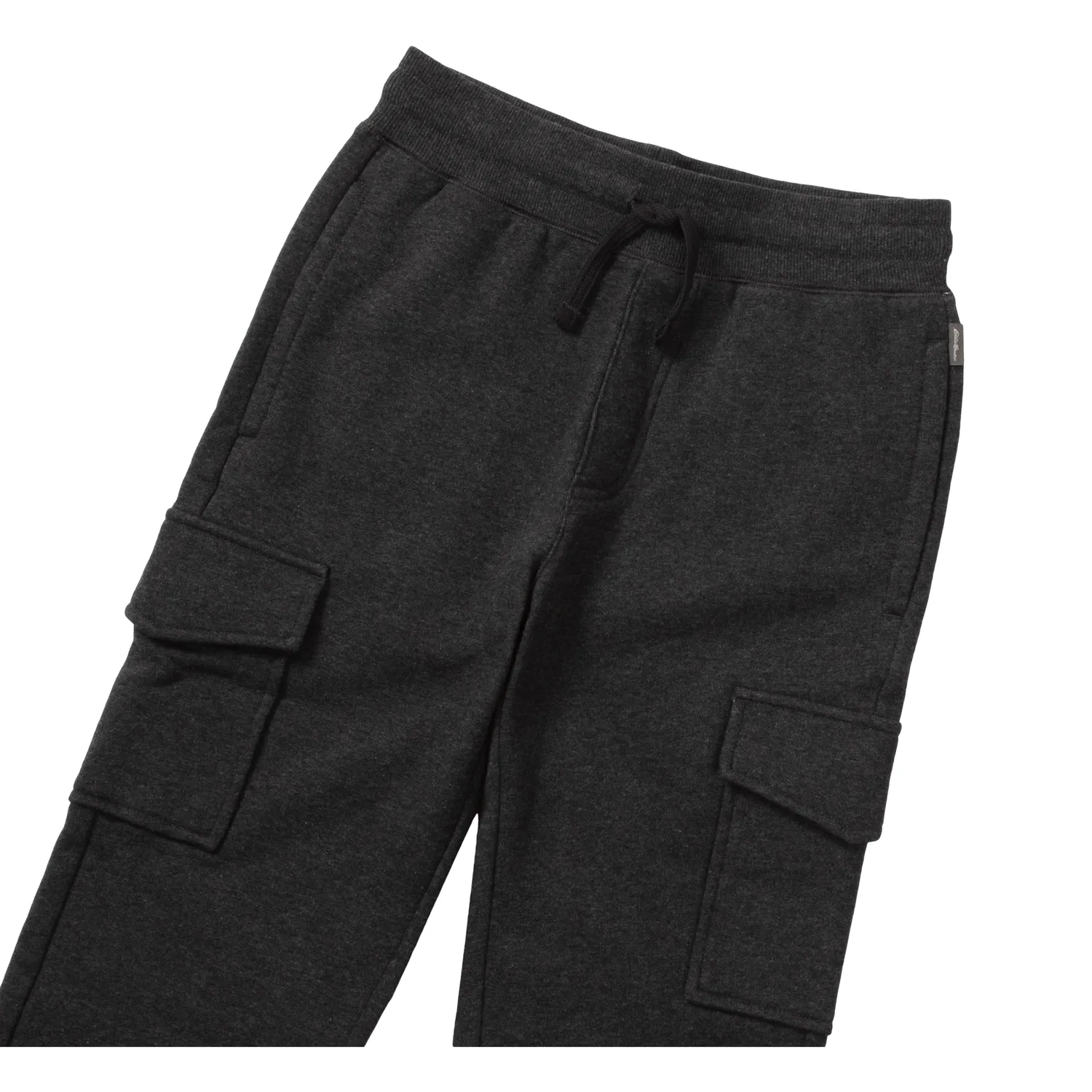 Eddie Bauer Camp Fleece Cargo Joggers pantaloni baieti negru