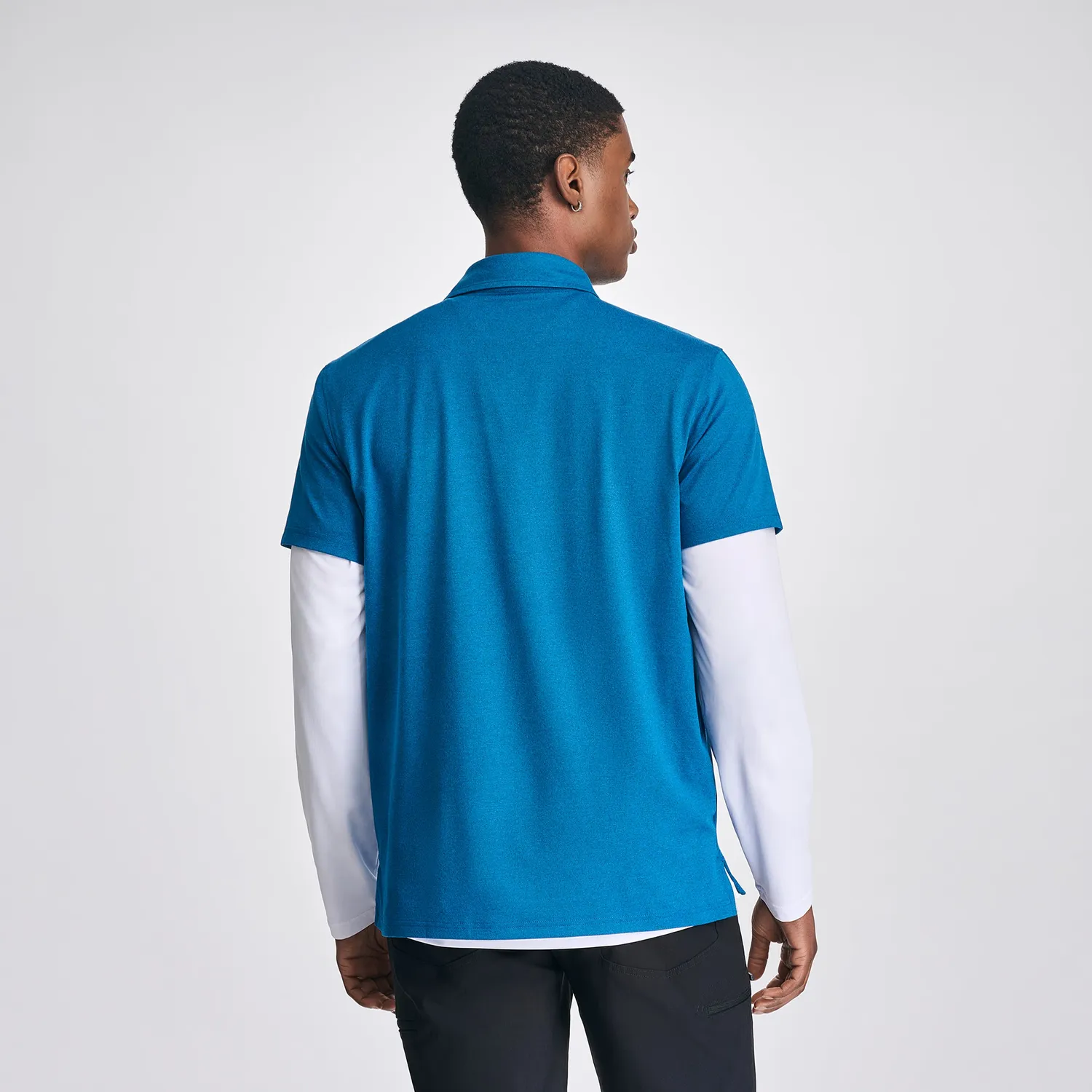 Eddie Bauer Mountain Trek 2.0 polo barbati Blue Fog