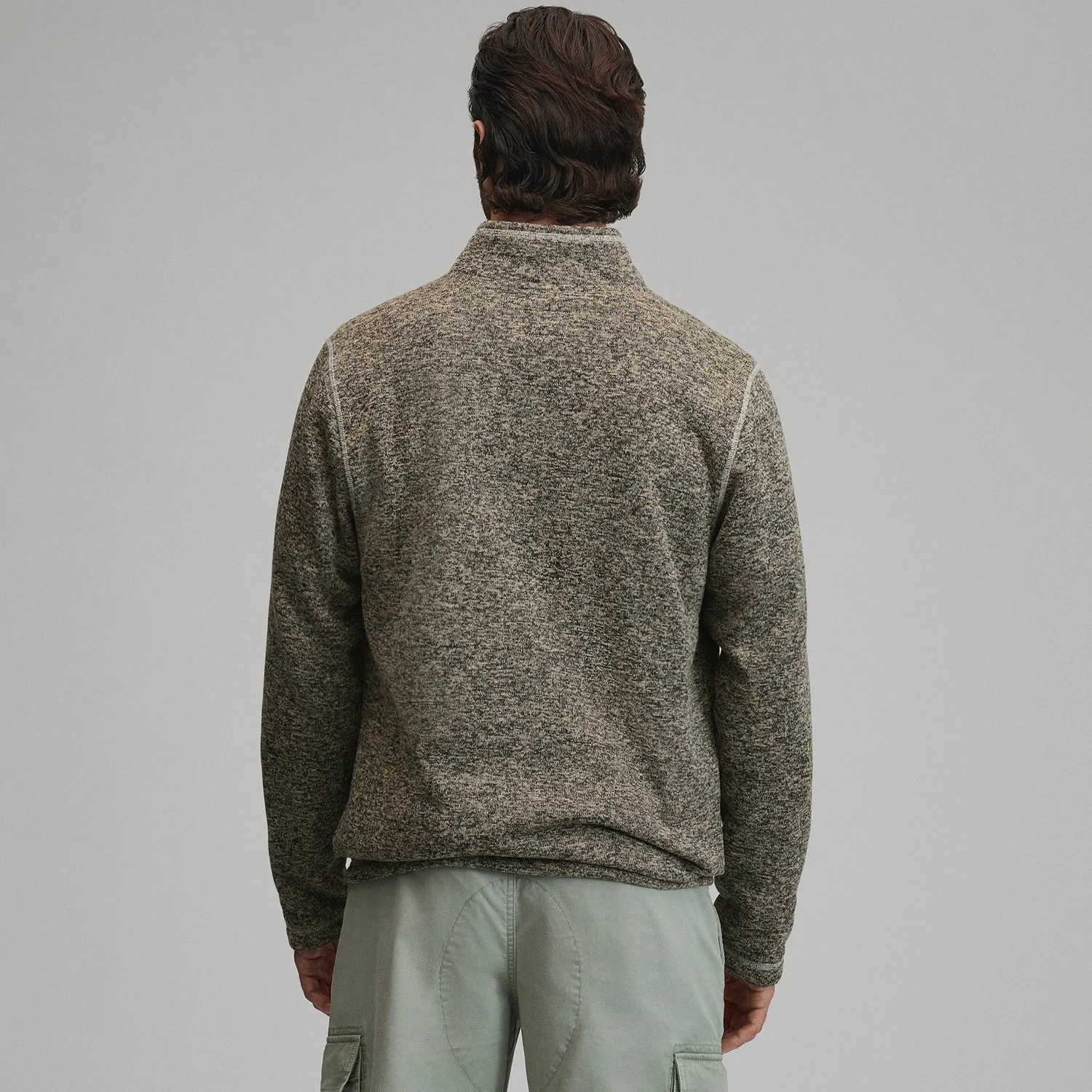 Eddie Bauer Radiator Fleece 1/4-Zip pulover Dk Chambray polar