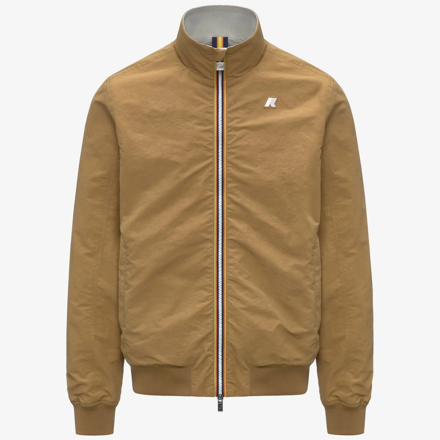 K-Way Arsene Cotton Double geacă bărbați maro reversibilă