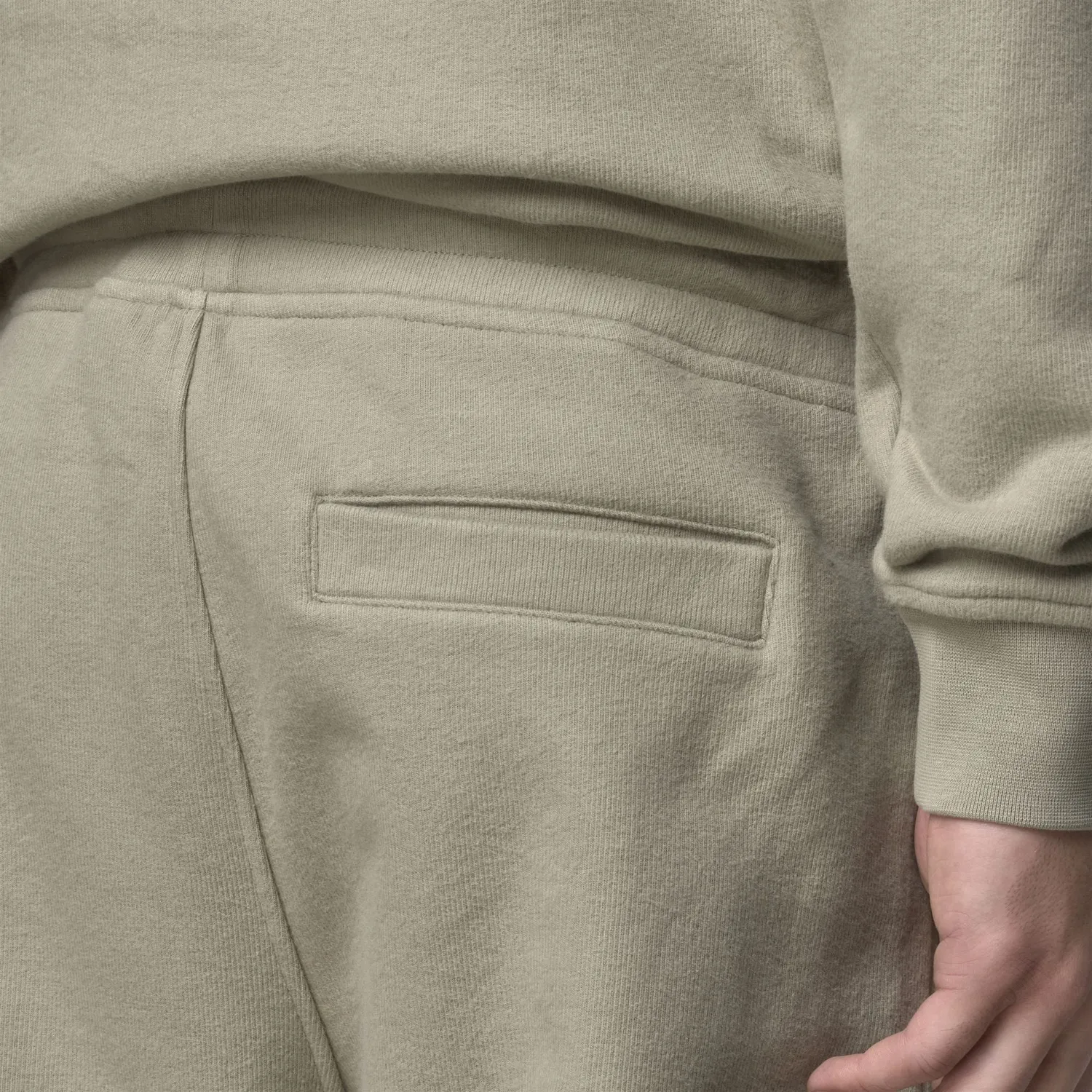 K-Way Mickyel pantaloni sport verzi fleece bumbac
