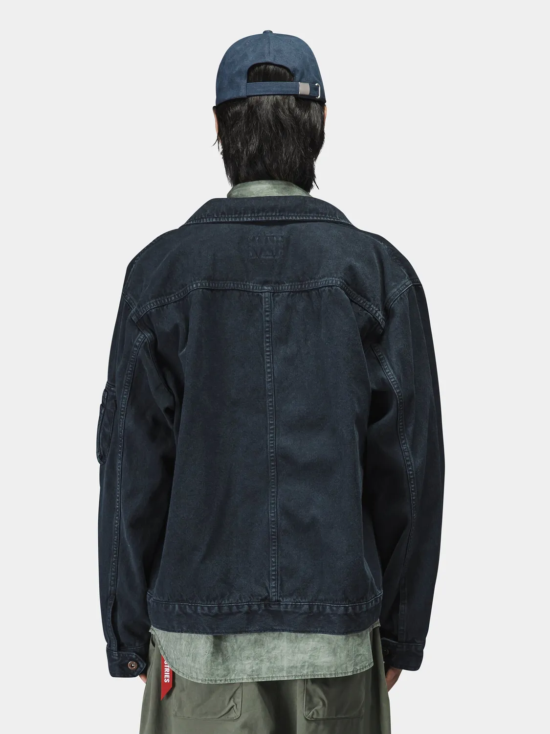Alpha Industries CTN Work Overshirt camasa Replica Blue bumbac