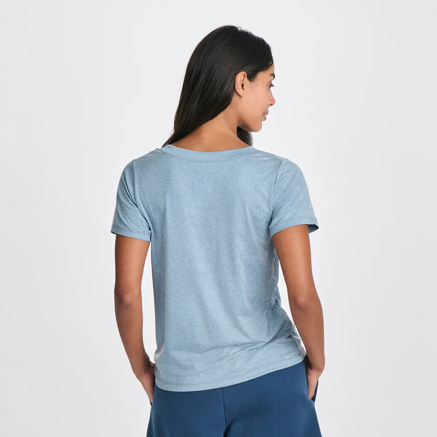 Eddie Bauer Surreal Travel V-Neck tricou Palm UPF 30