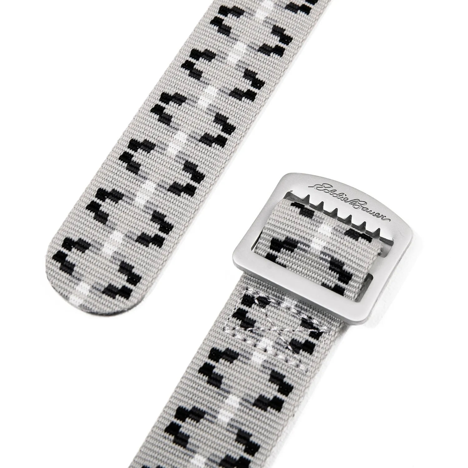 Eddie Bauer Cascade curea tesuta Silver XS/S reglabila