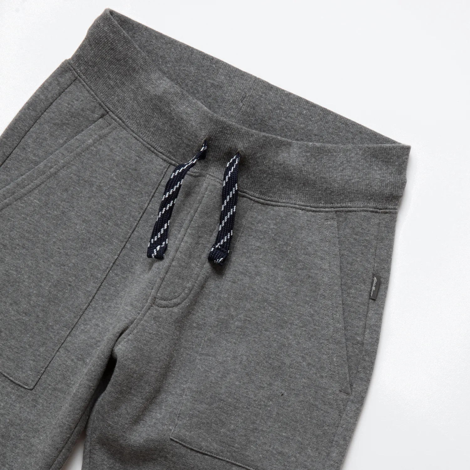 Eddie Bauer Camp Fleece pantaloni jogger baieti BLACK bumbac