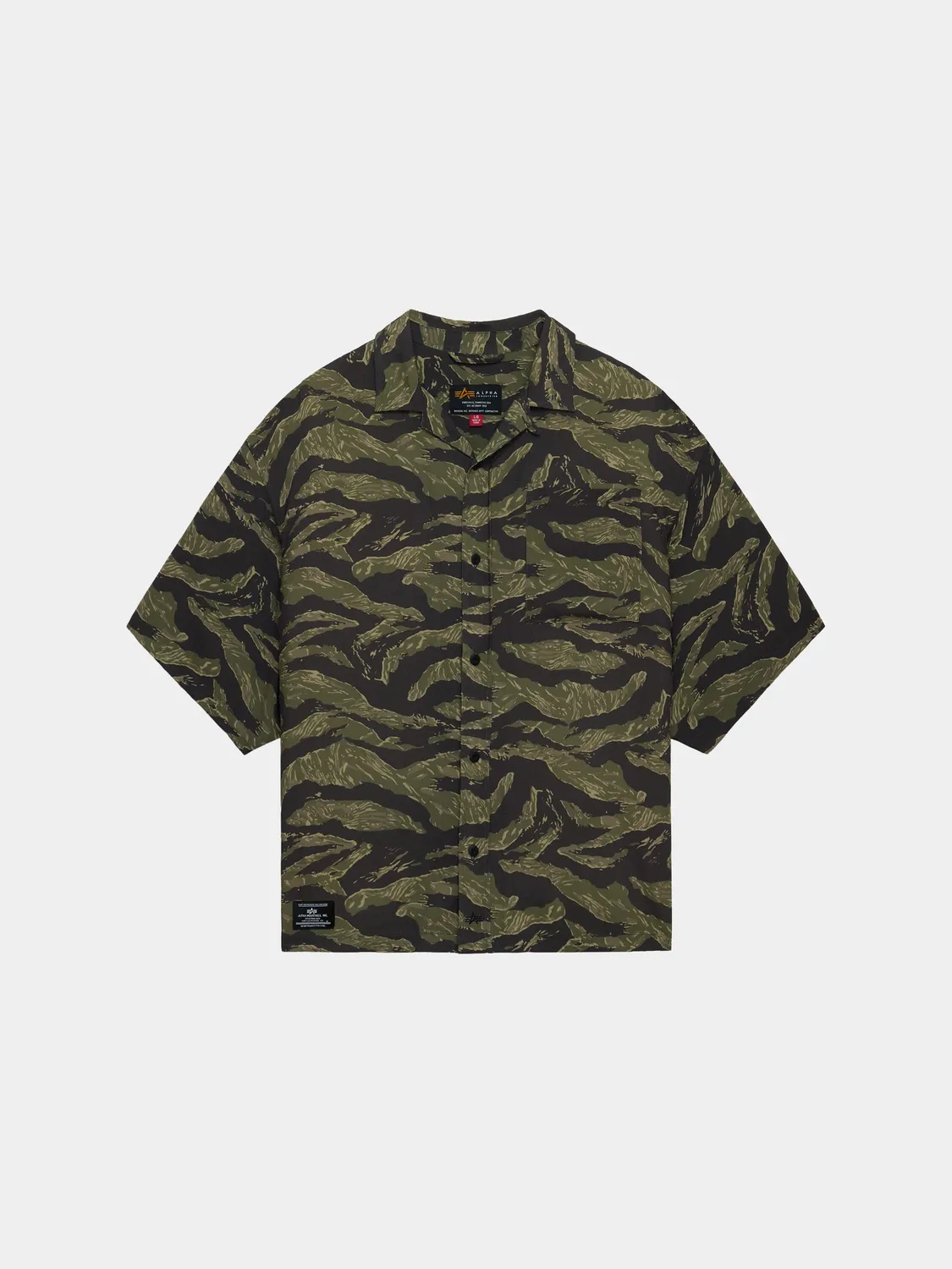 Alpha Industries Camo Relaxed Camp camasa gri tiger camo vascoza